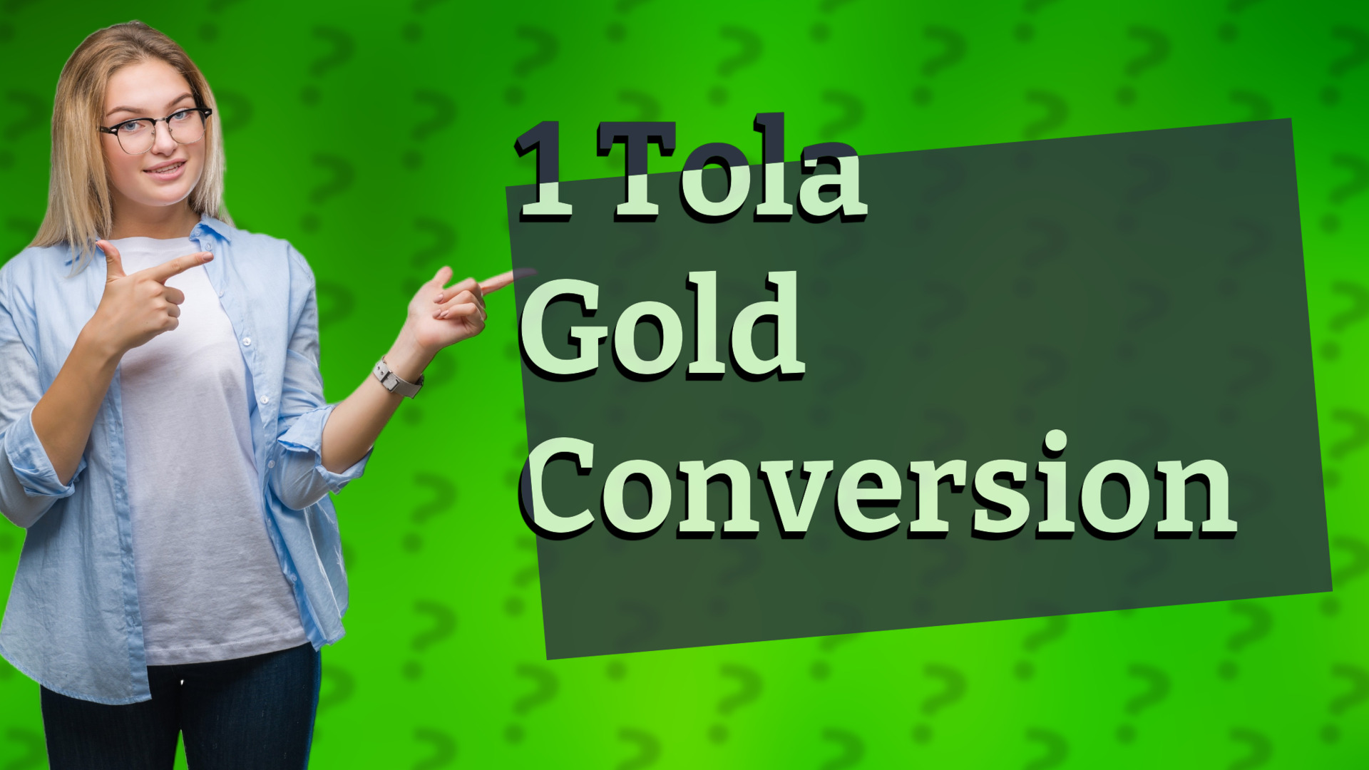 1 Tola Gold Conversion