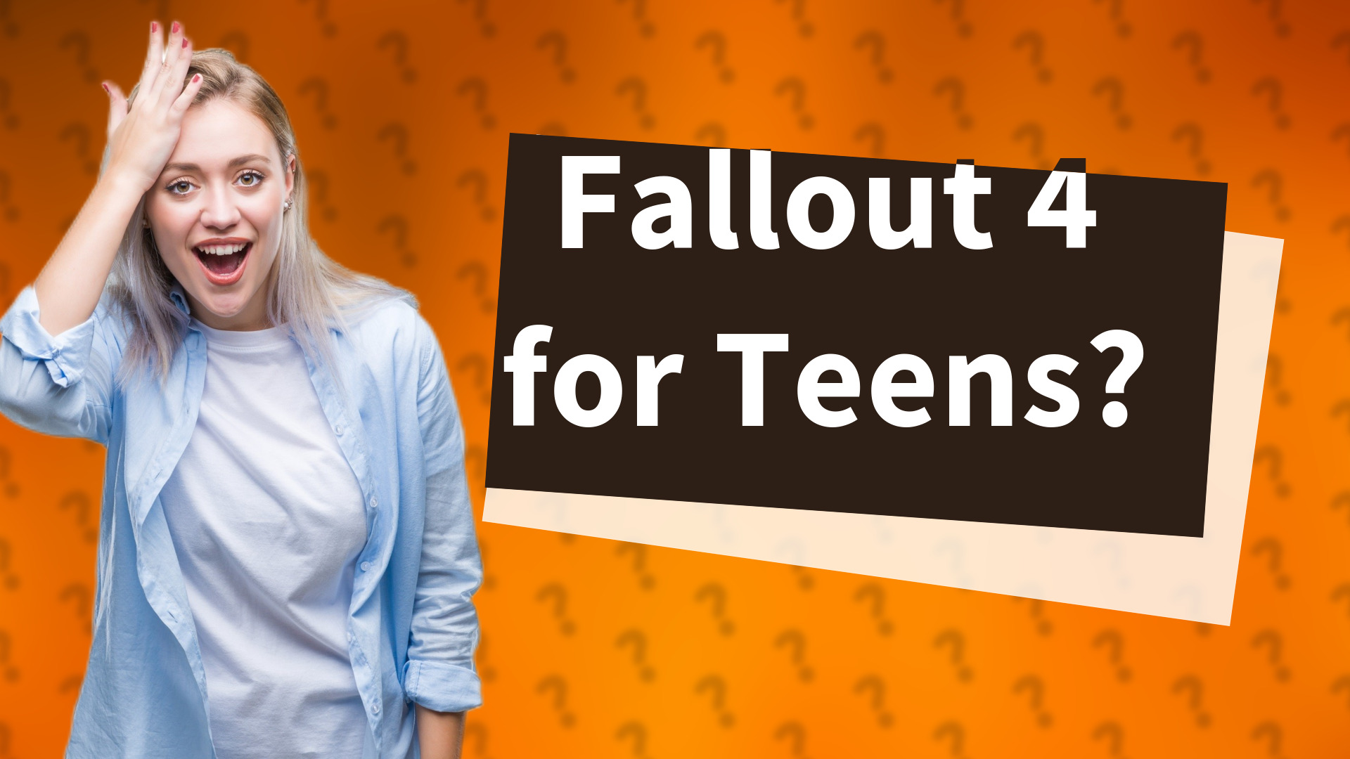 Fallout 4 for Teens?