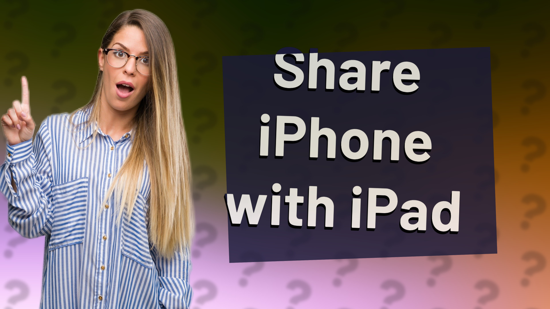 Share iPhone with iPad