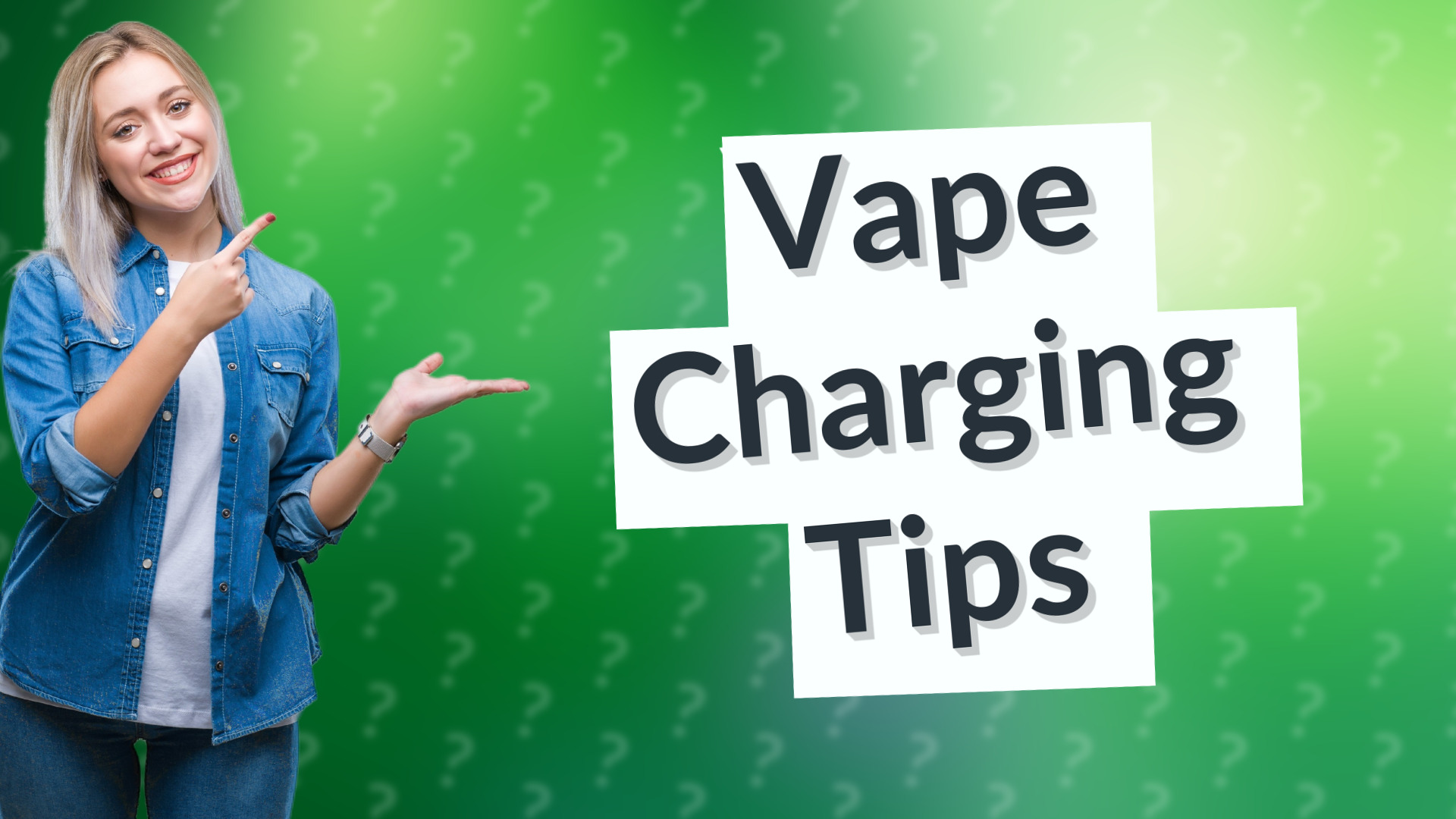 Vape Charging Tips