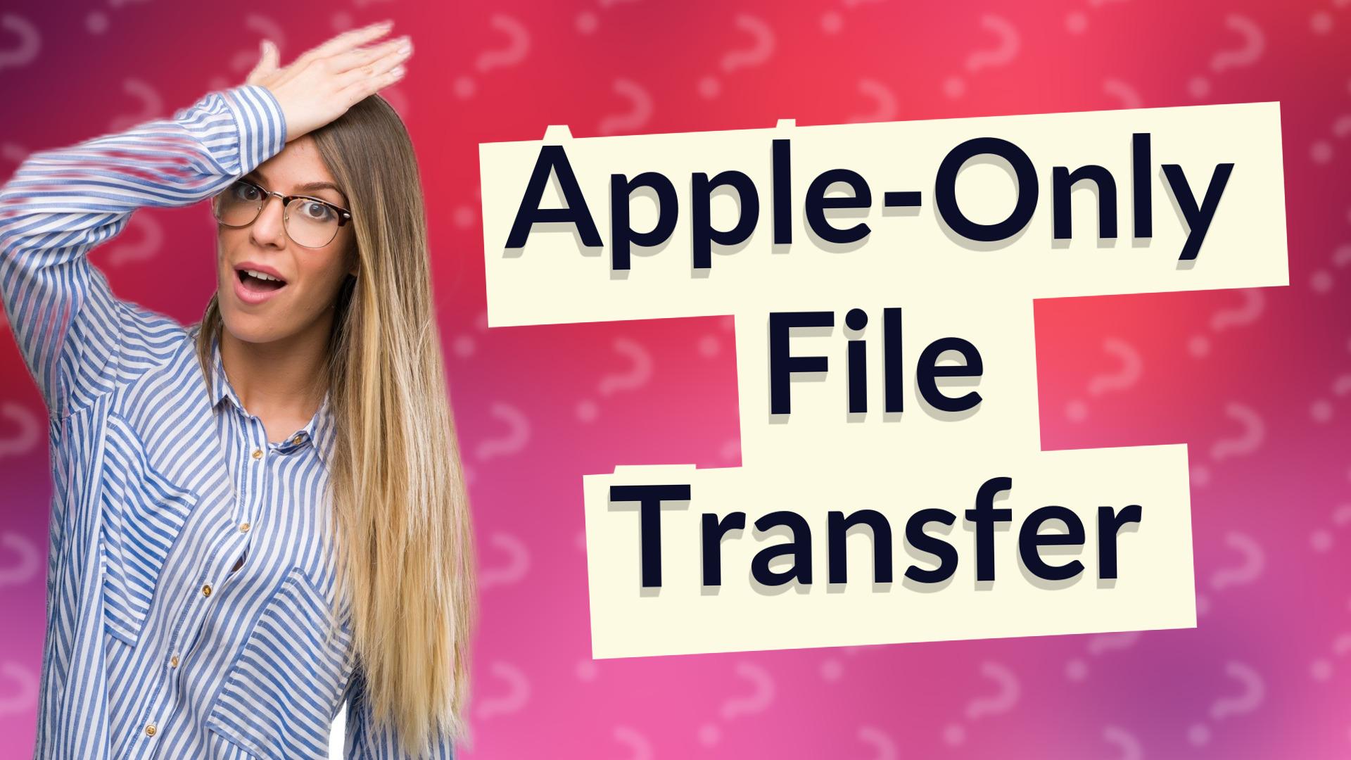 Apple-Only File Transfer