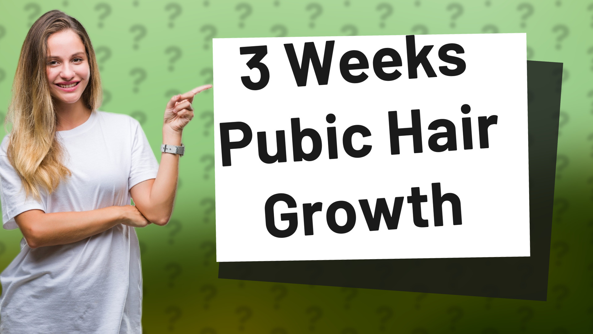 3 Weeks Pubic Hair Growth