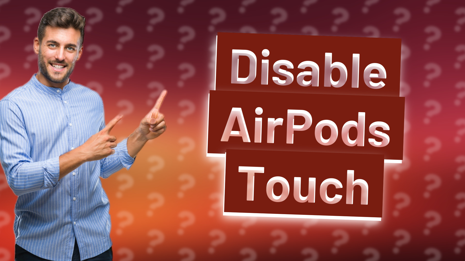 Disable AirPods Touch