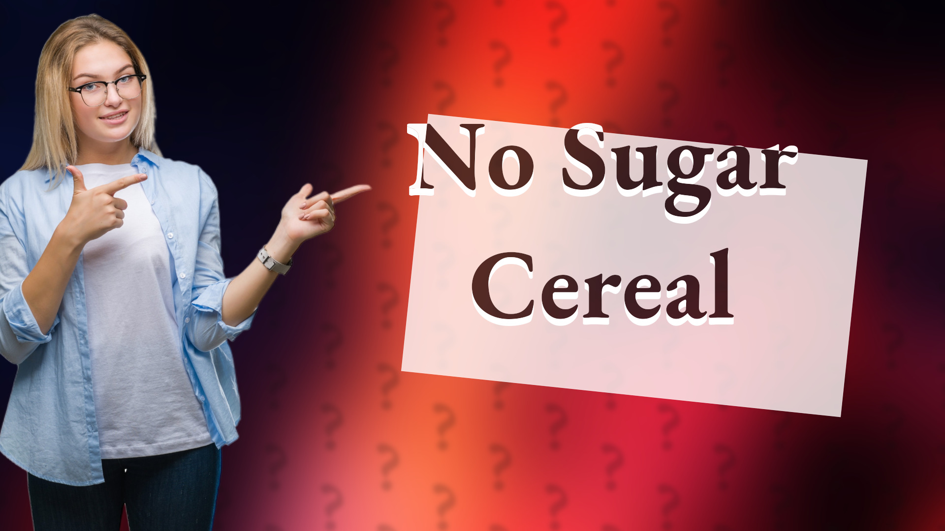 No Sugar Cereal