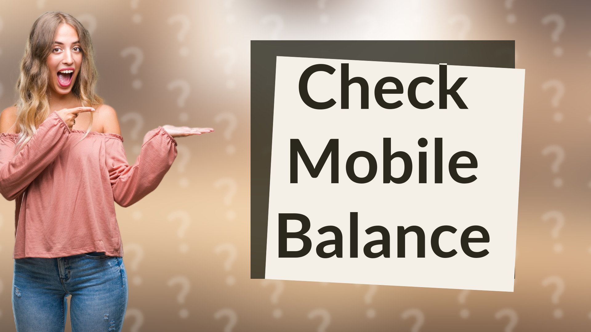 Check Mobile Balance