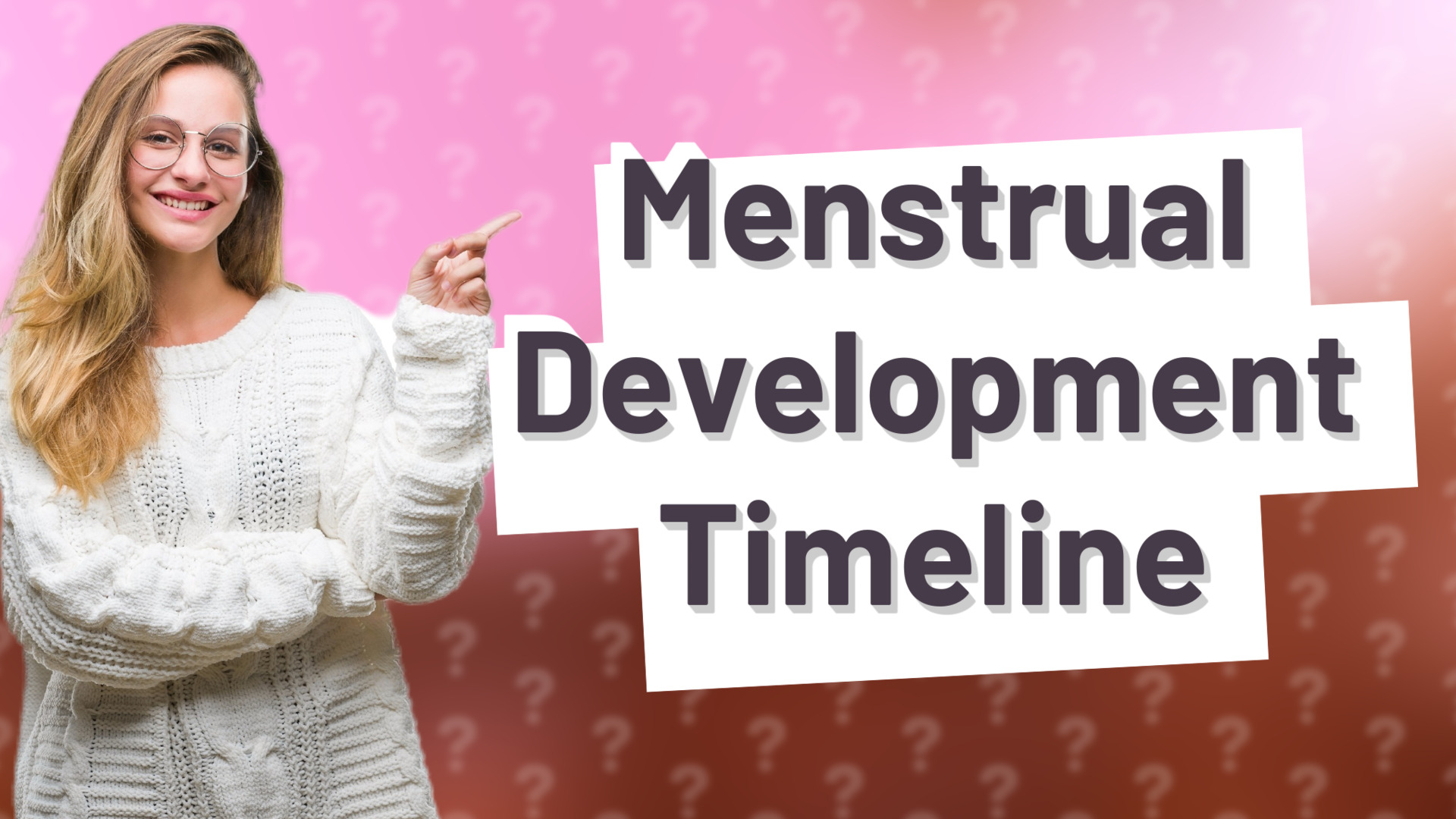 Menstrual Development Timeline