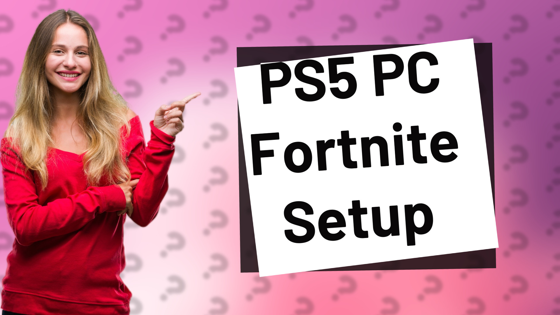 PS5 PC Fortnite Setup