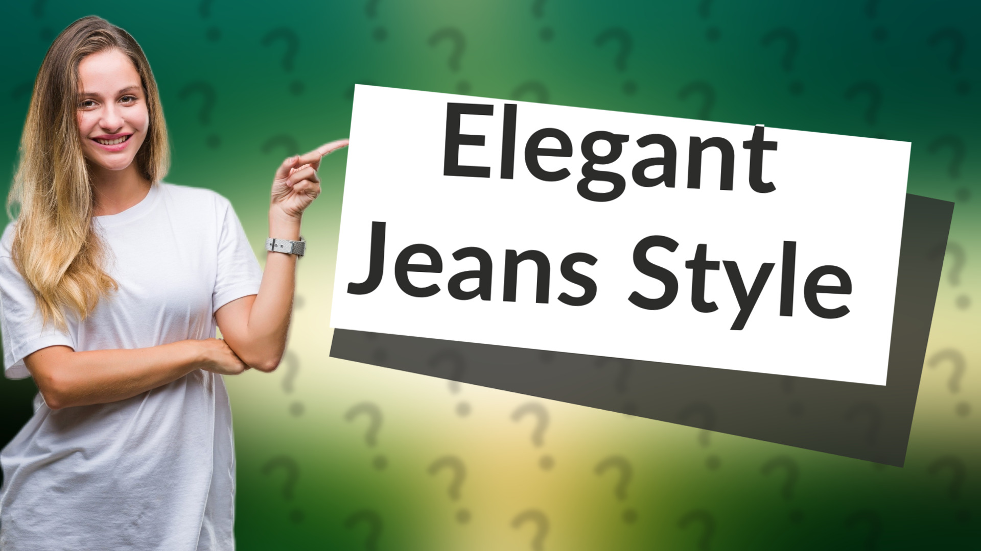 Elegant Jeans Style