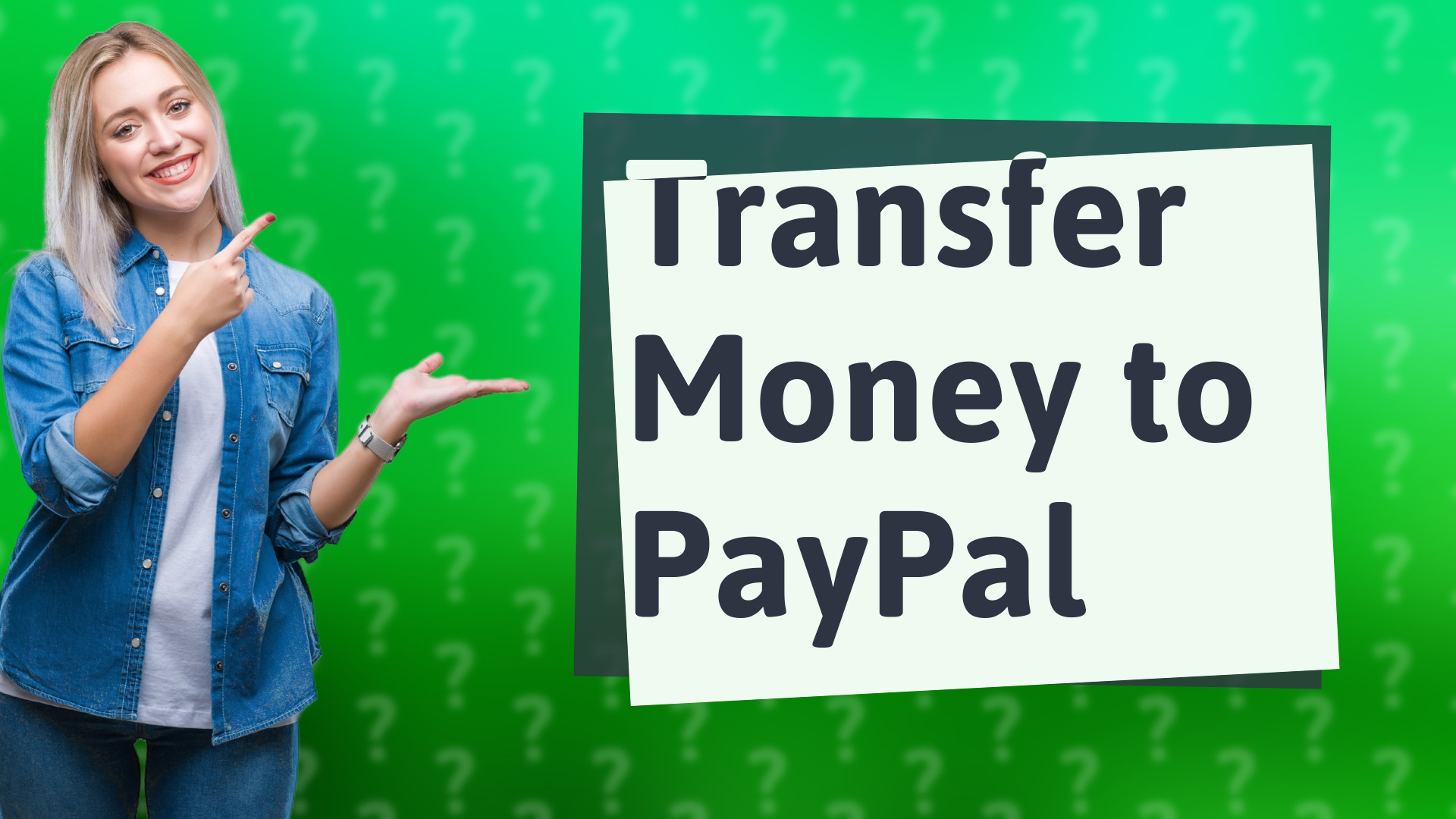 Transfer Money to PayPal