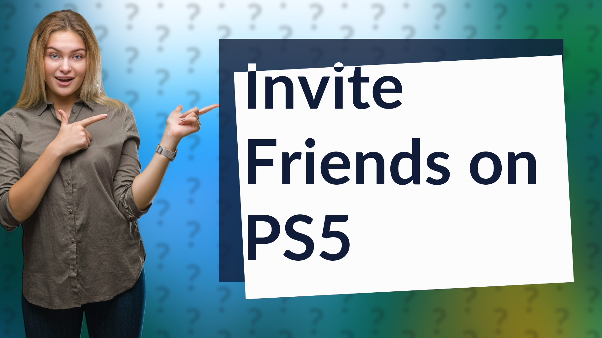 Invite Friends on PS5
