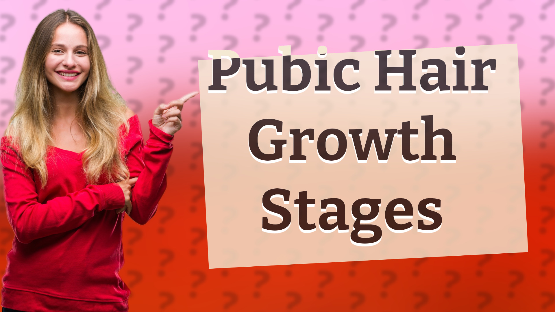 Pubic Hair Growth Stages