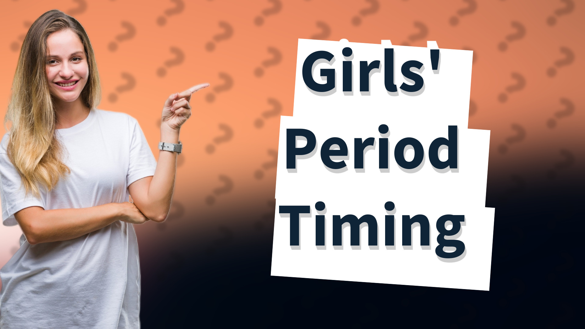 Girls' Period Timing