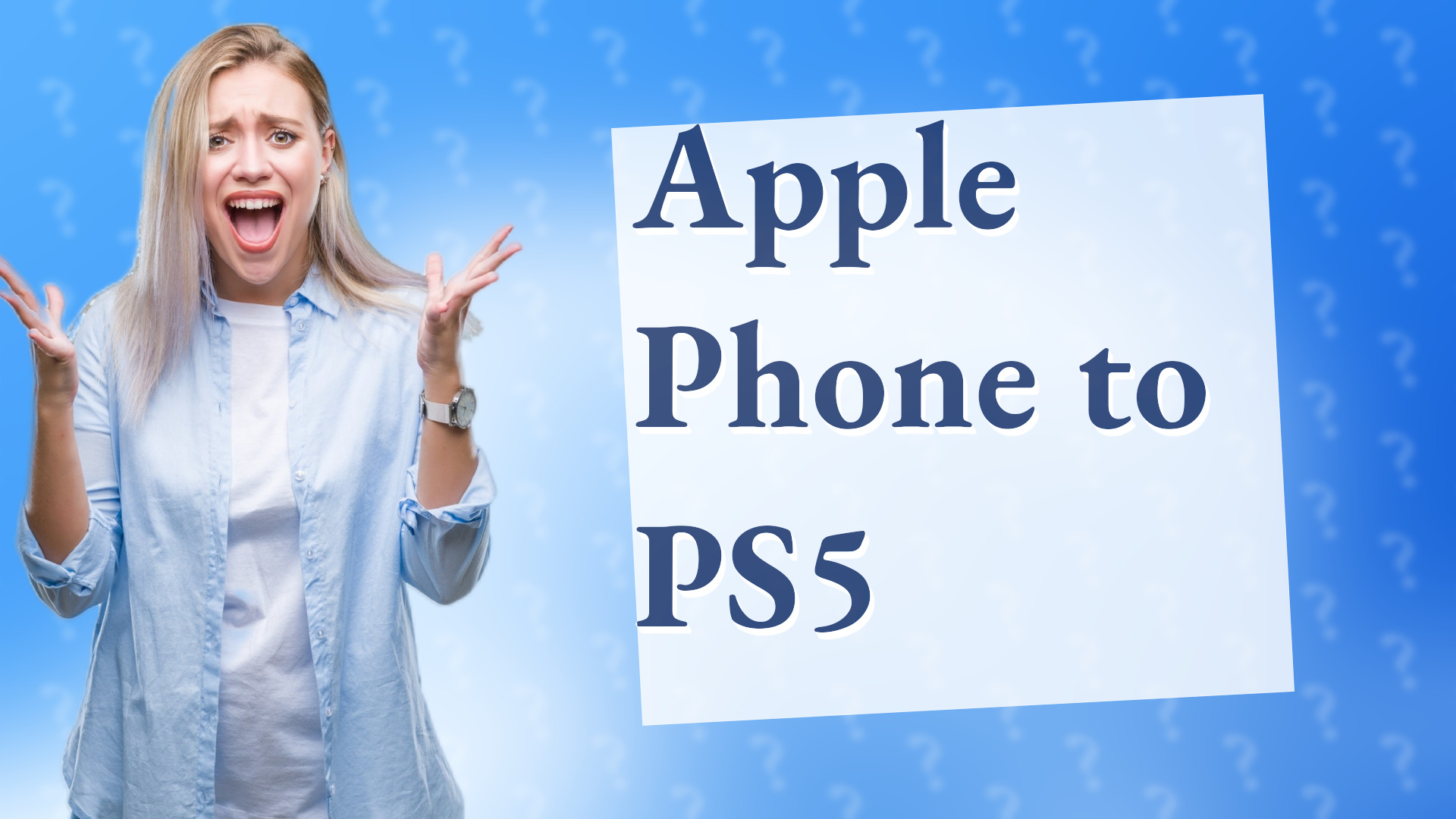 Apple Phone to PS5