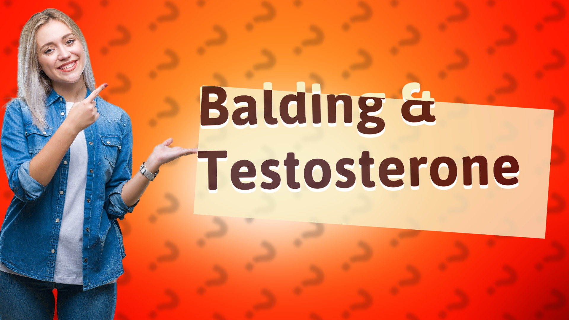 Balding & Testosterone