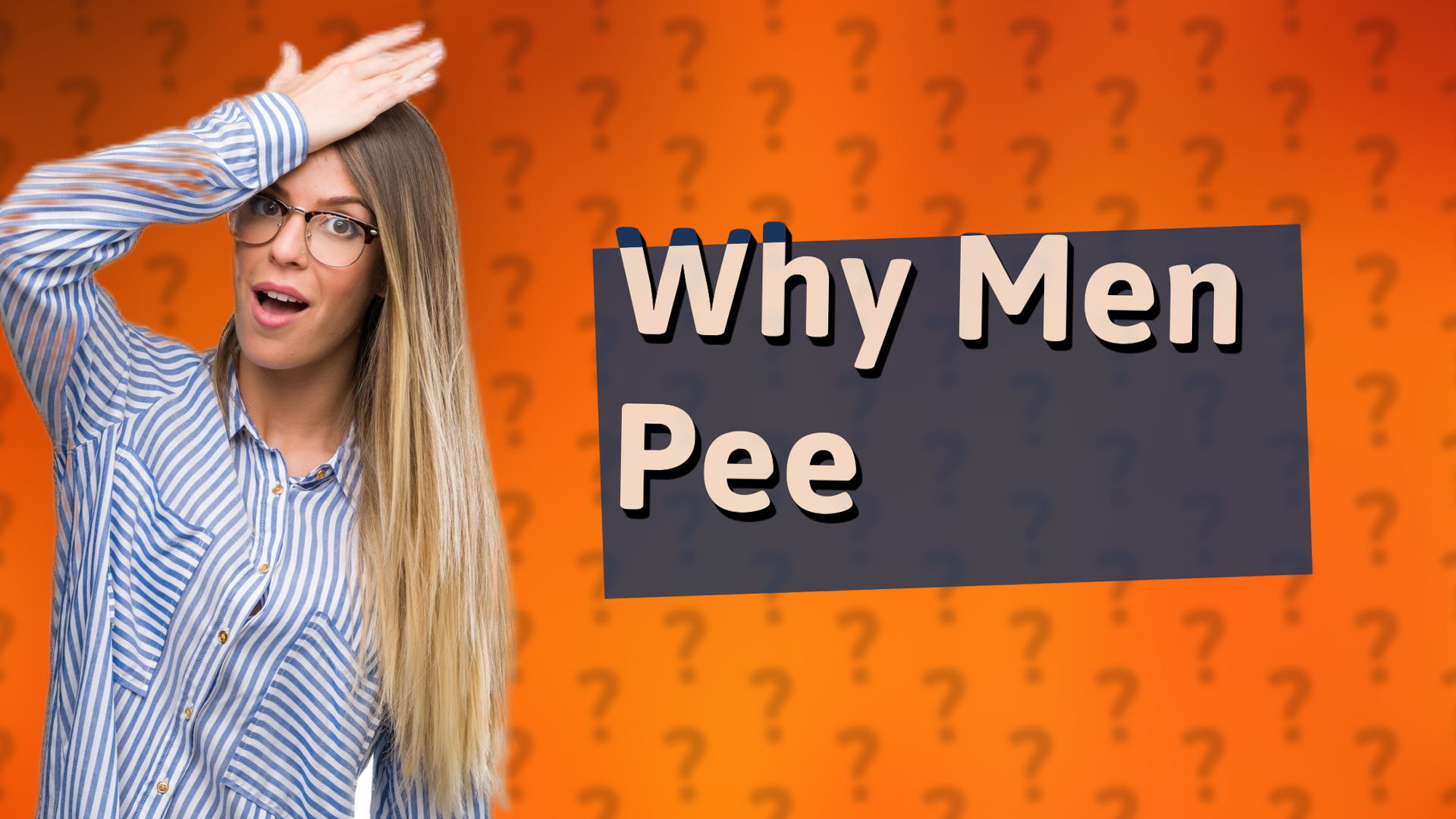 Why Men Pee