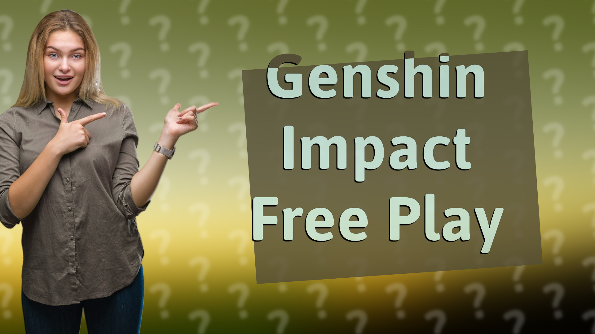 Genshin Impact Free Play