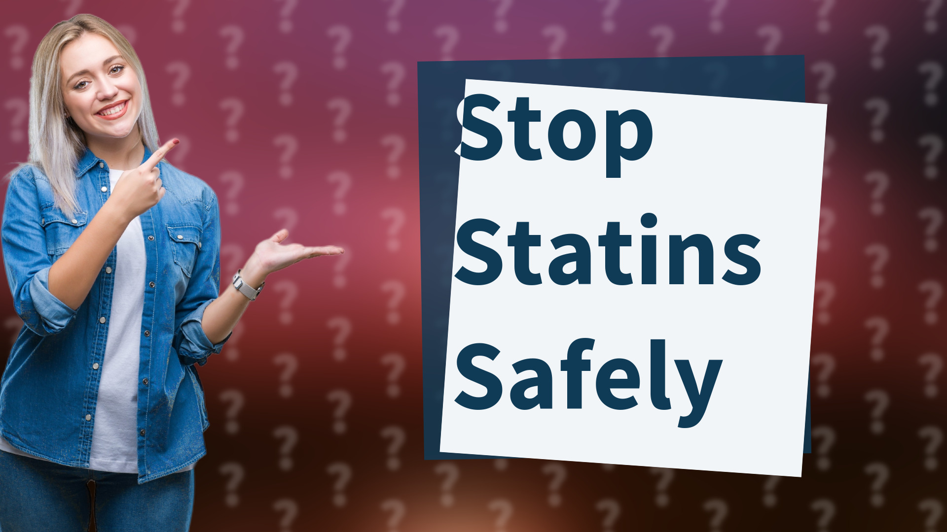 Stop Statins Safely