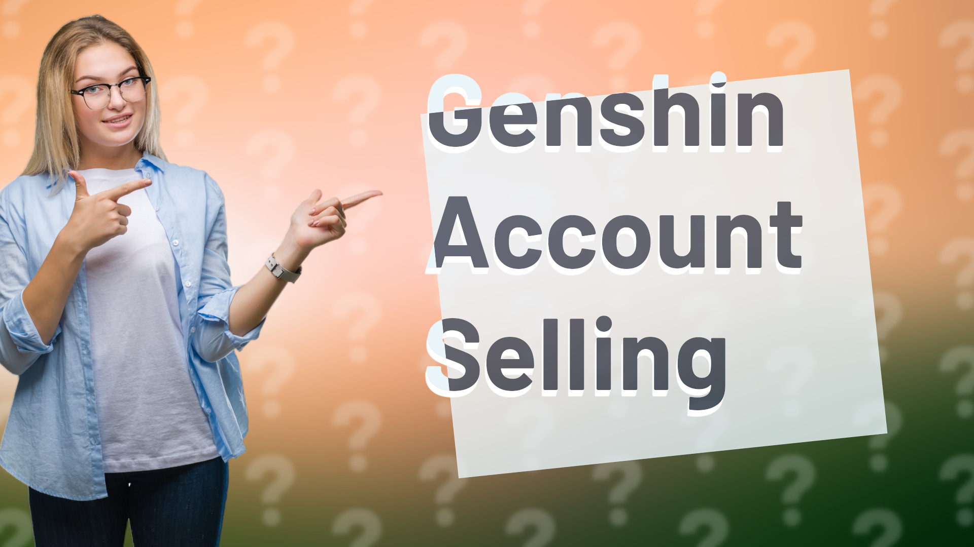 Genshin Account Selling