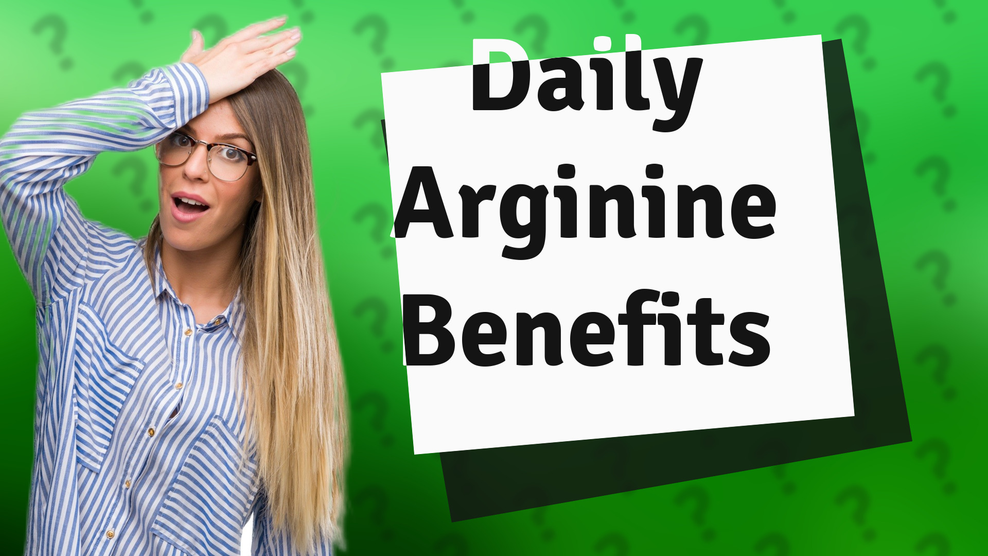 Daily Arginine Benefits