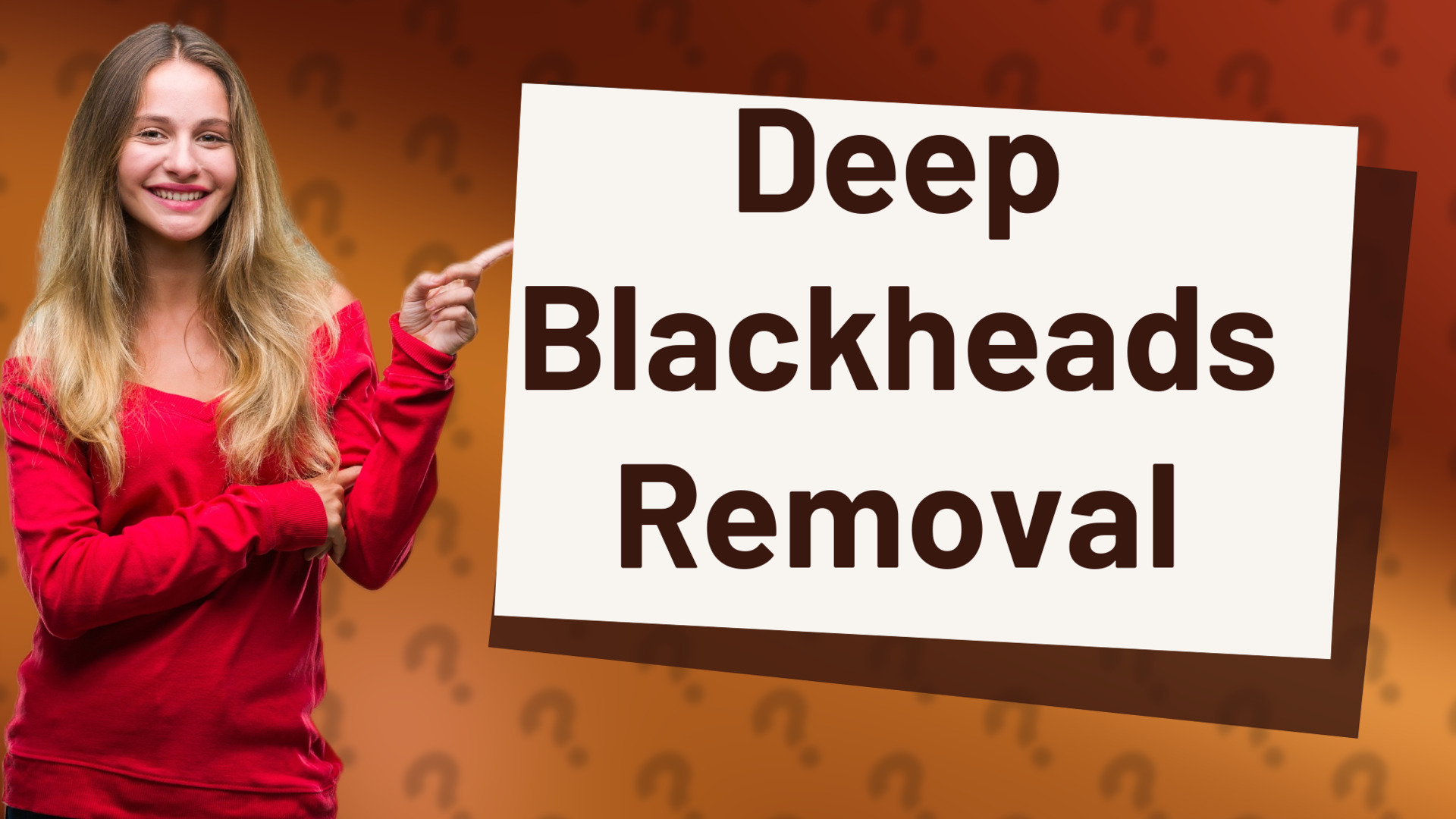 Deep Blackheads Removal