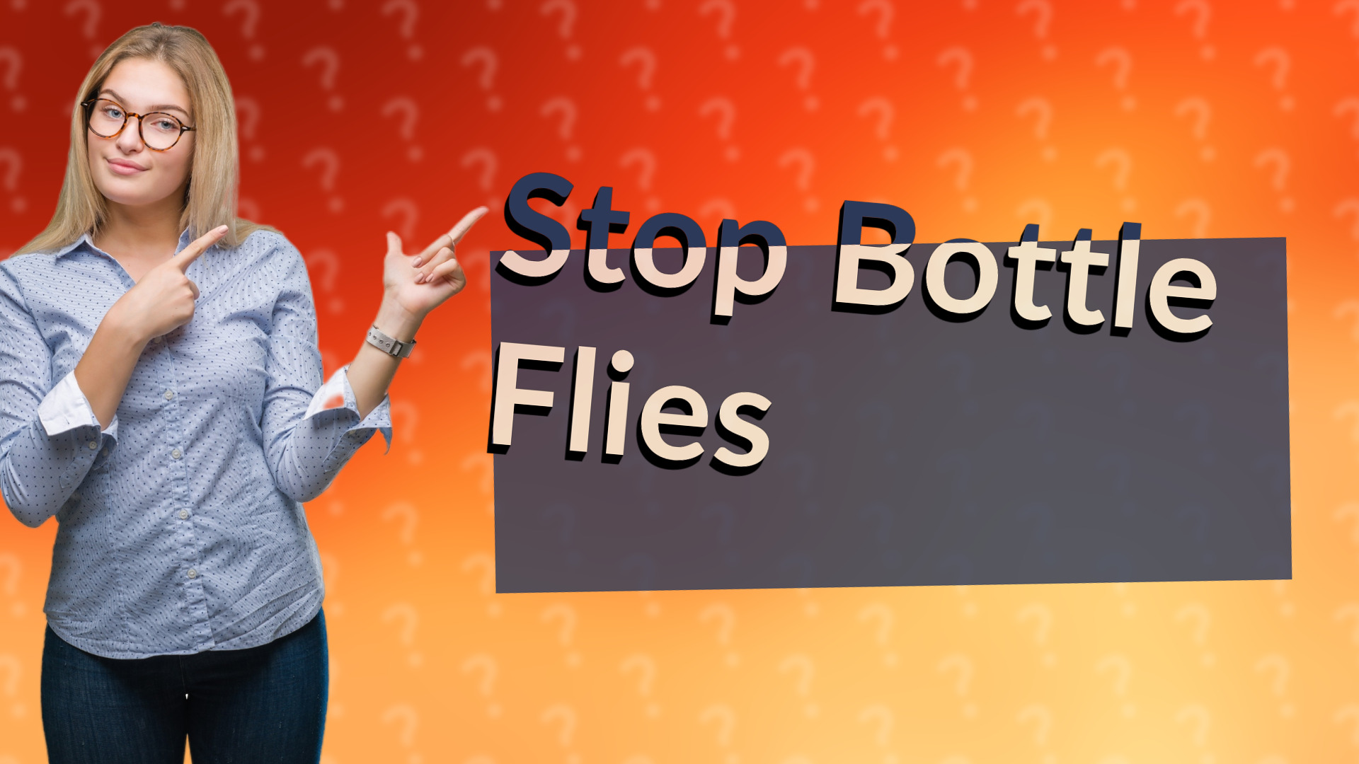Stop Bottle Flies