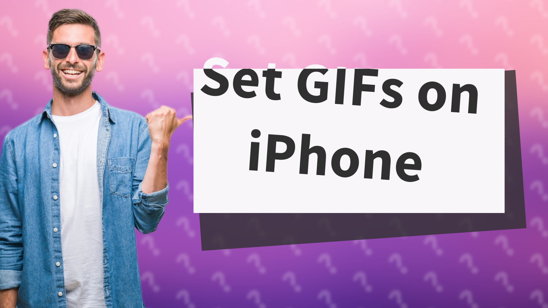 Set GIFs on iPhone