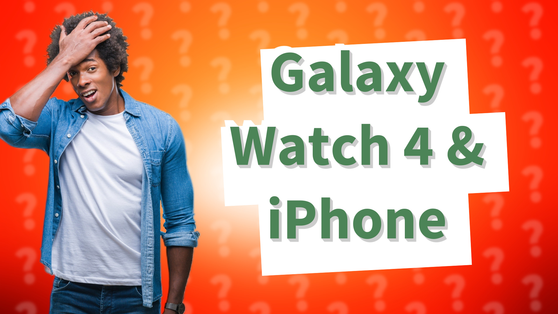 Galaxy Watch 4 & iPhone