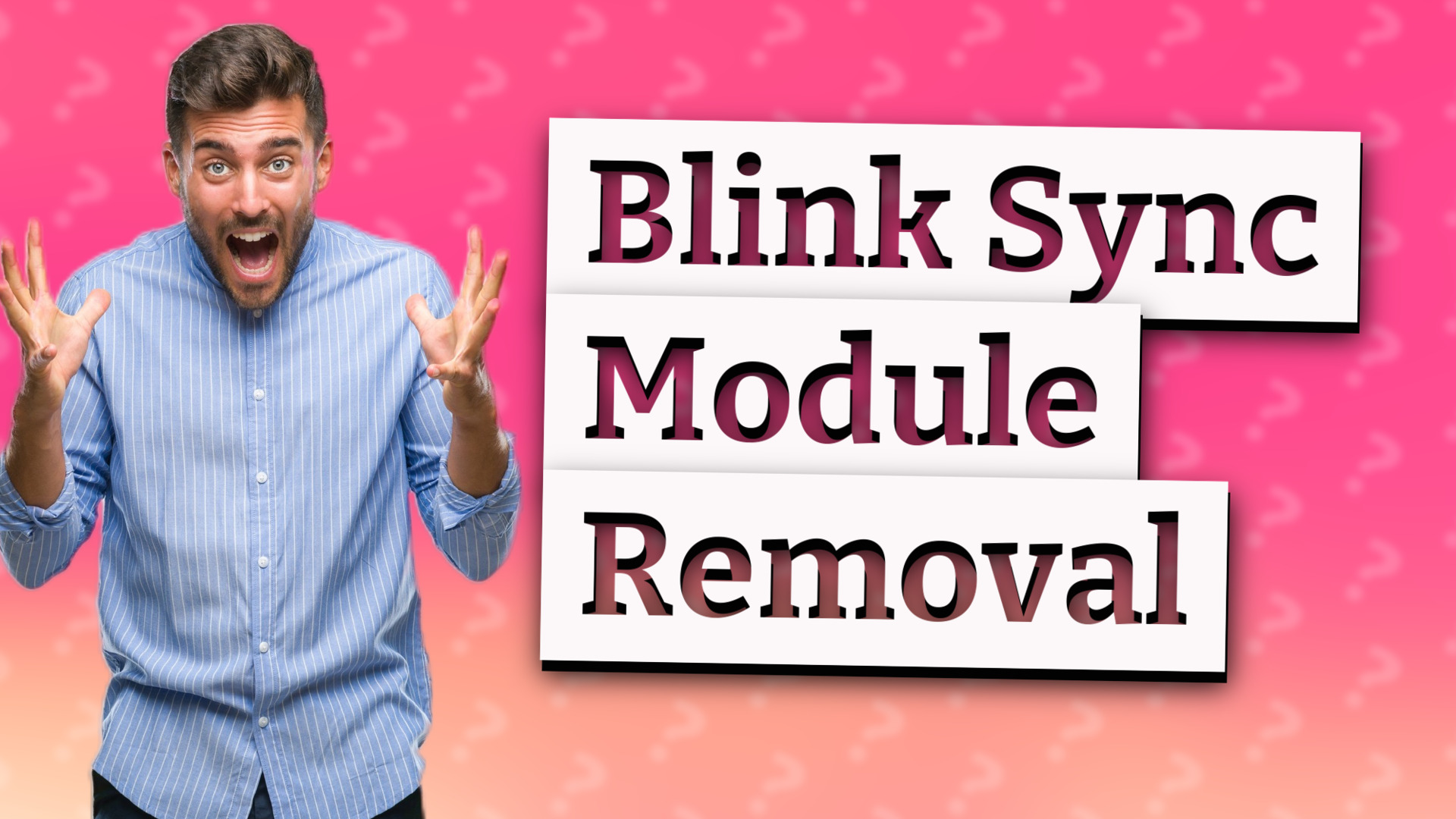 Blink Sync Module Removal