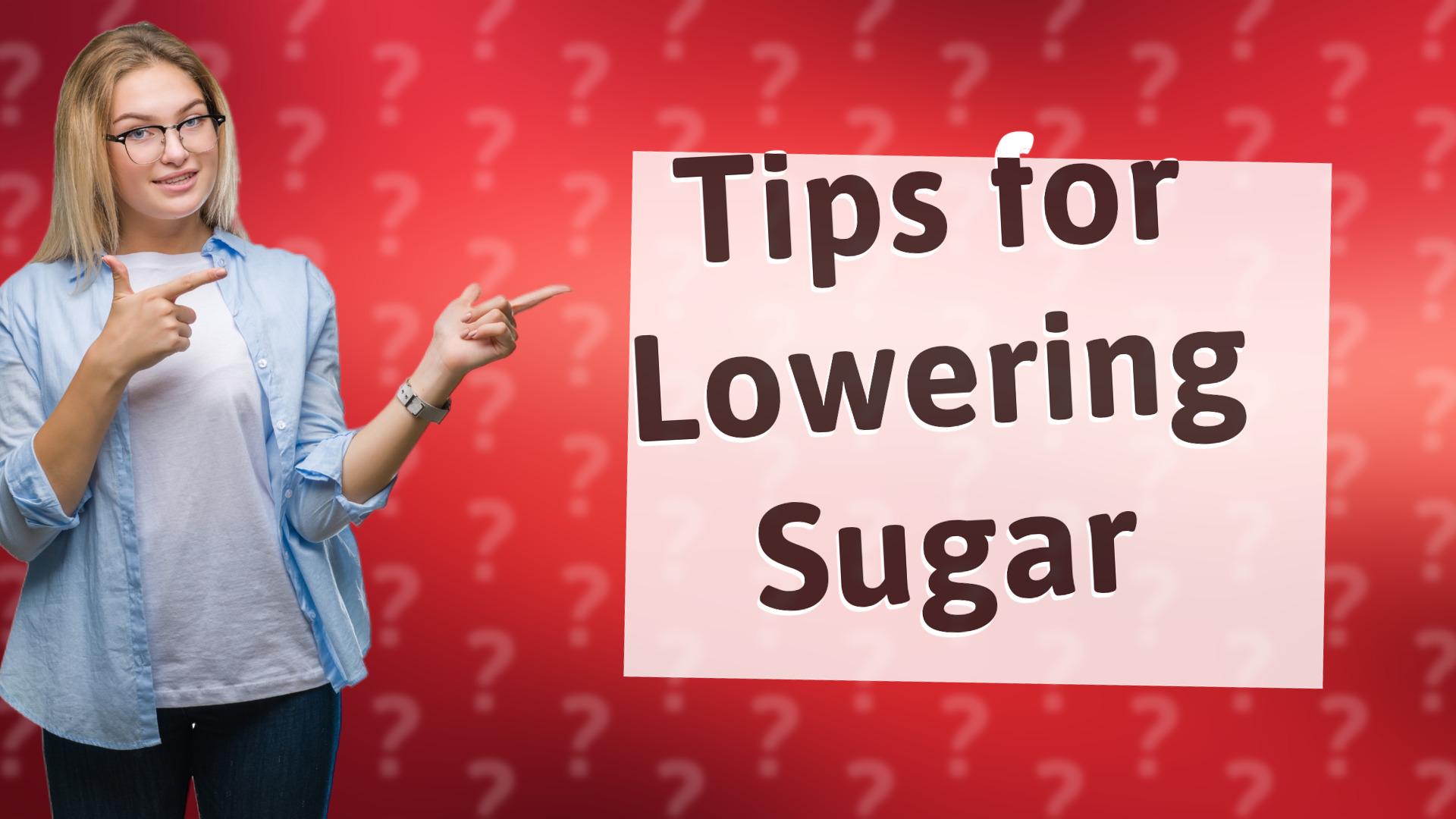 Tips for Lowering Sugar