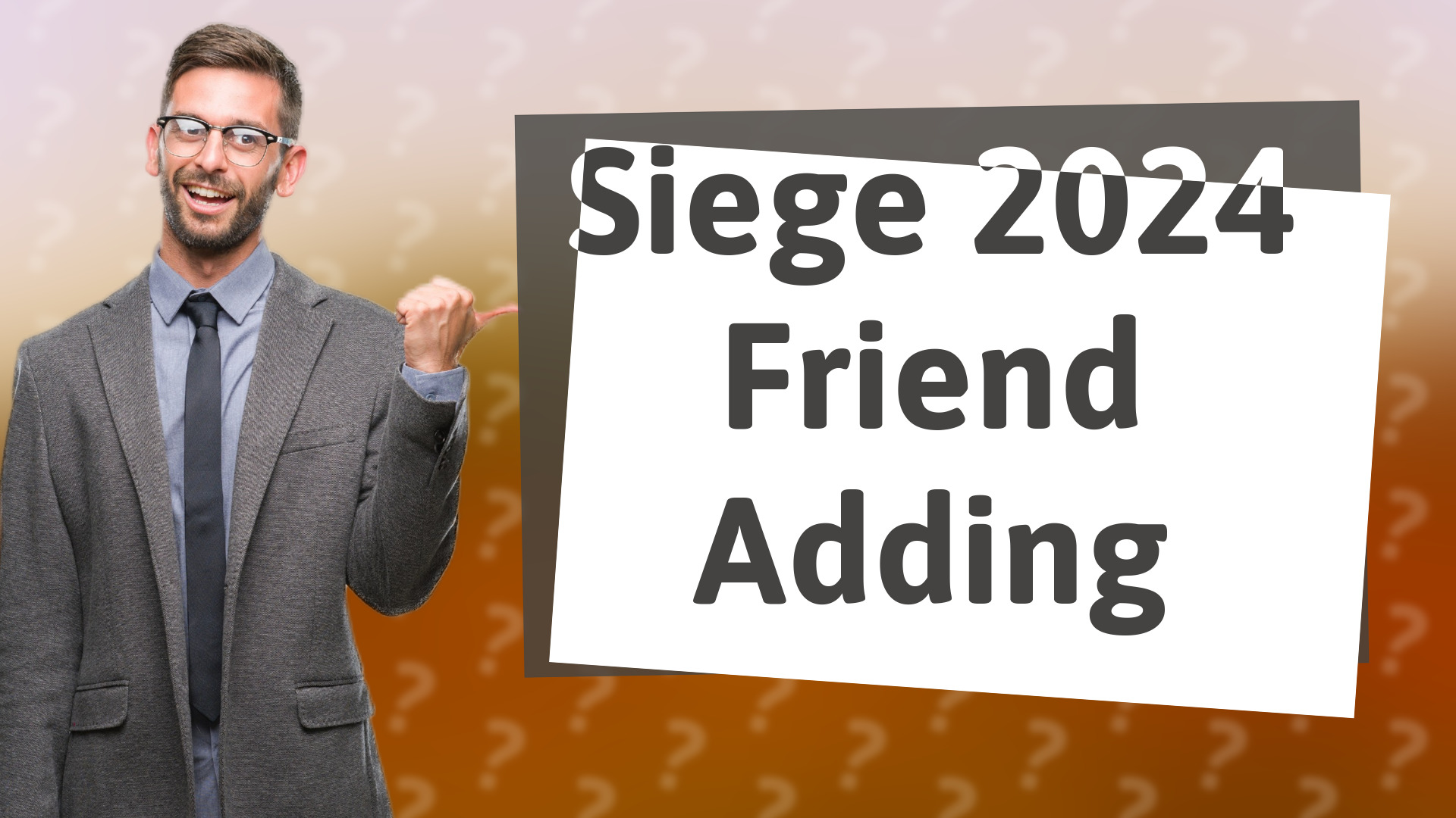 Siege 2024 Friend Adding