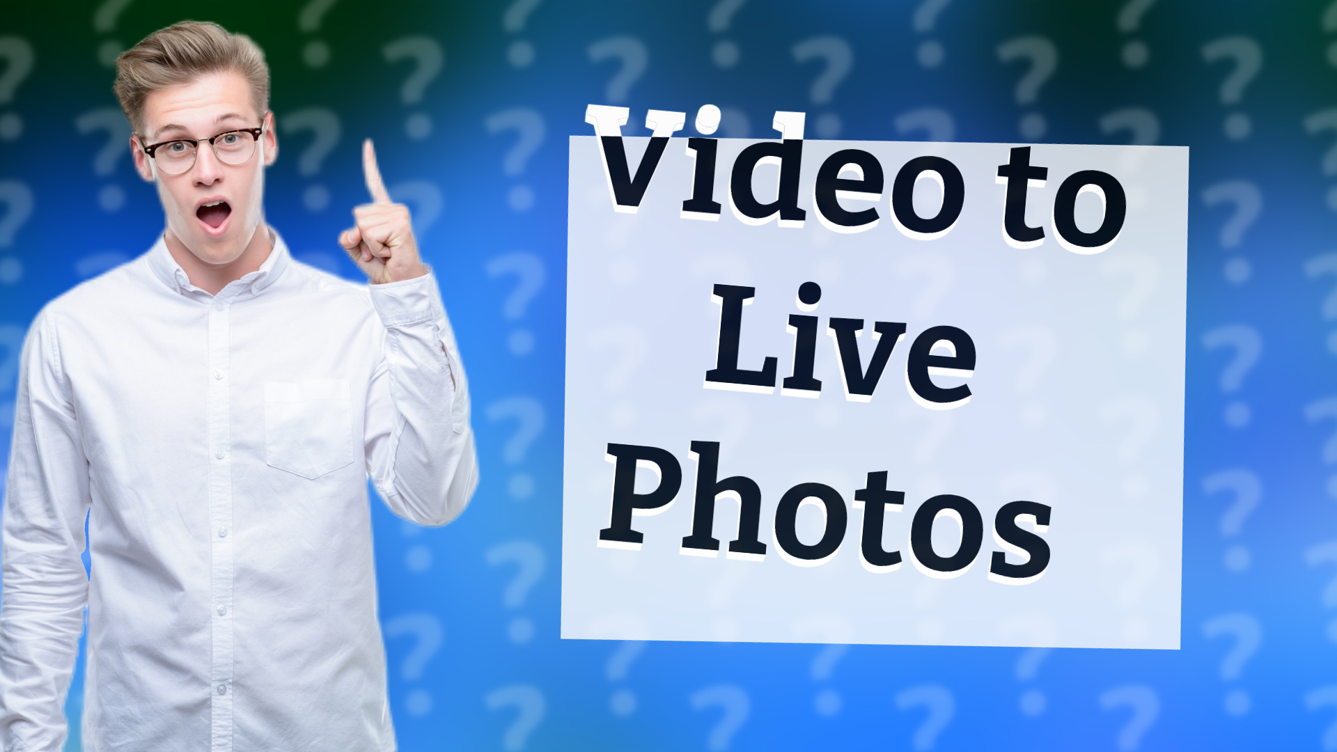 Video to Live Photos