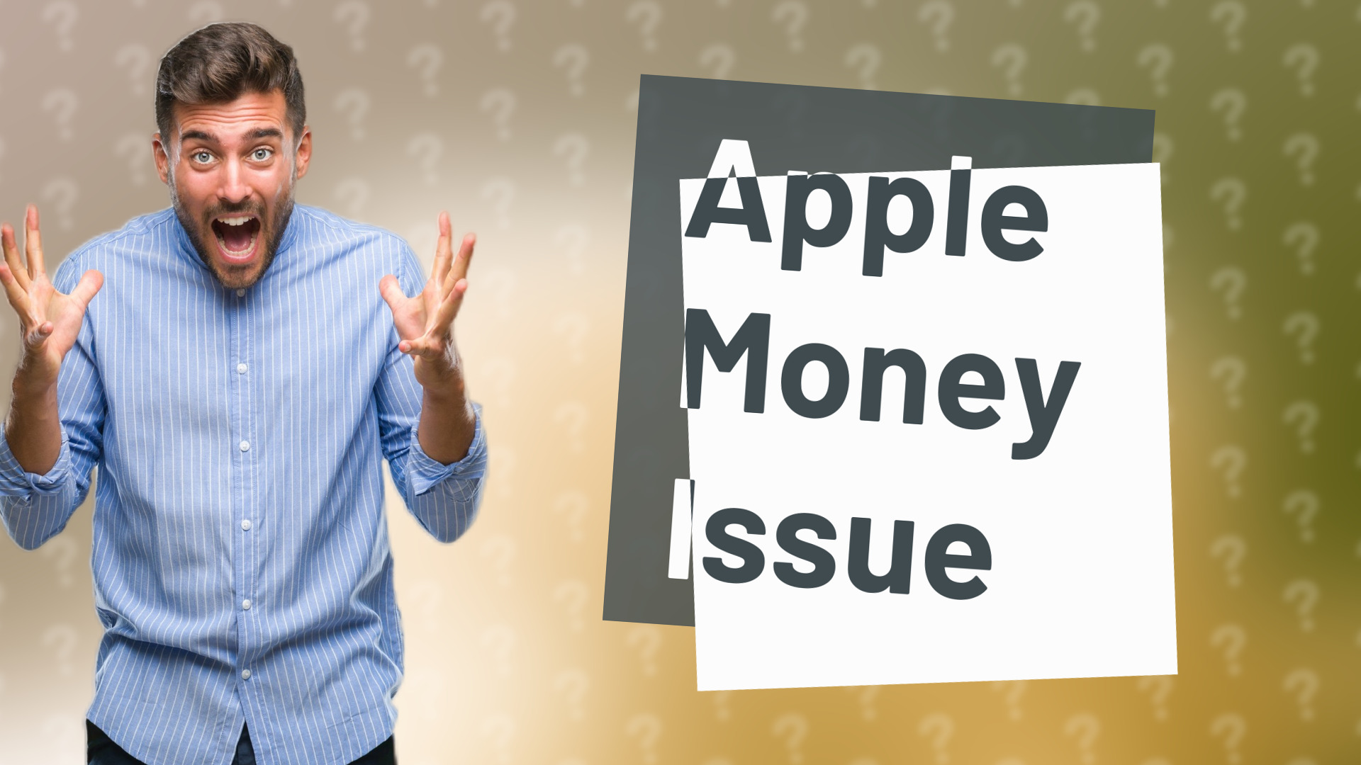 Apple Money Issue