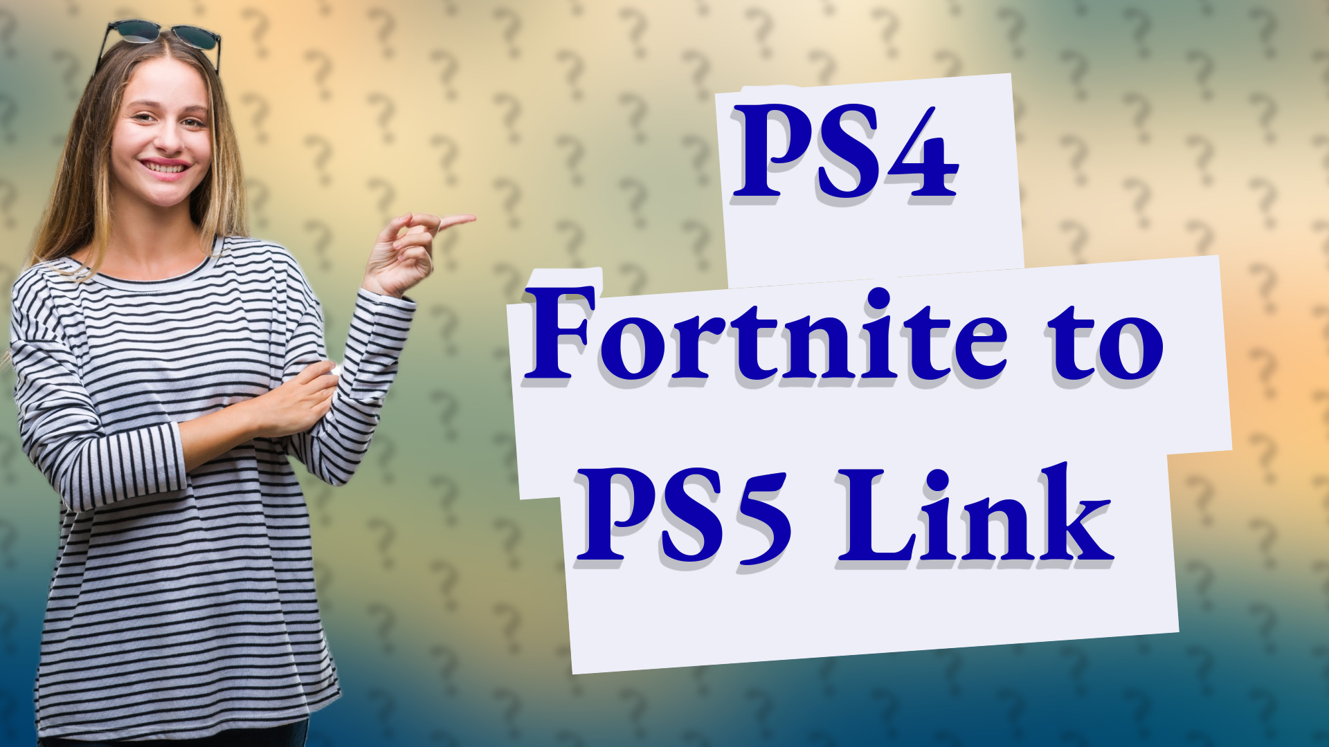 PS4 Fortnite to PS5 Link
