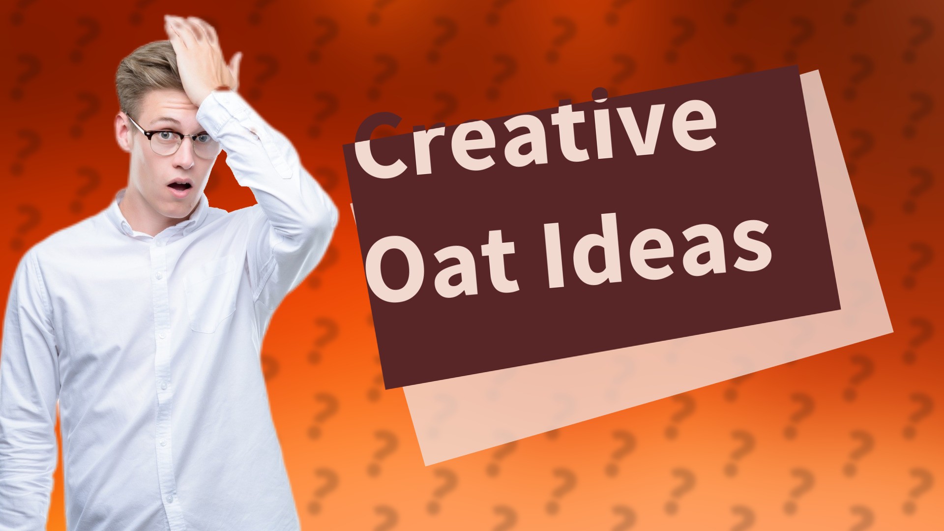 Creative Oat Ideas