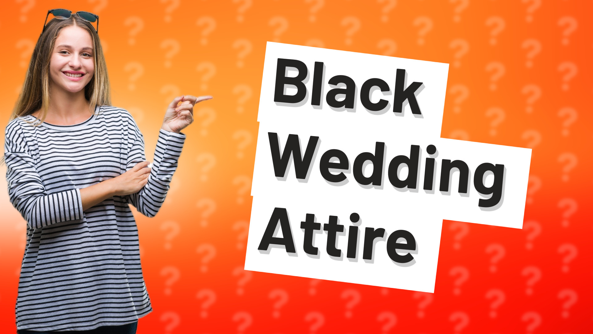 Black Wedding Attire