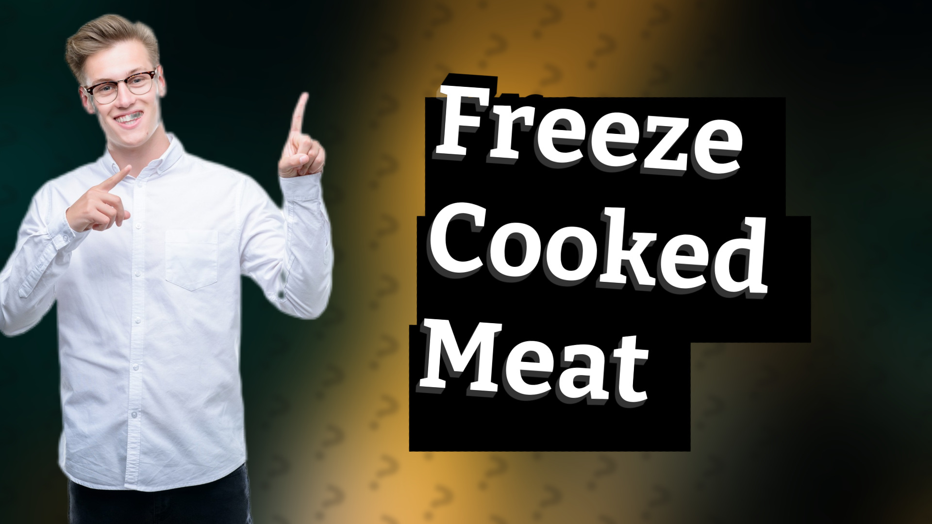 Freeze Cooked Meat