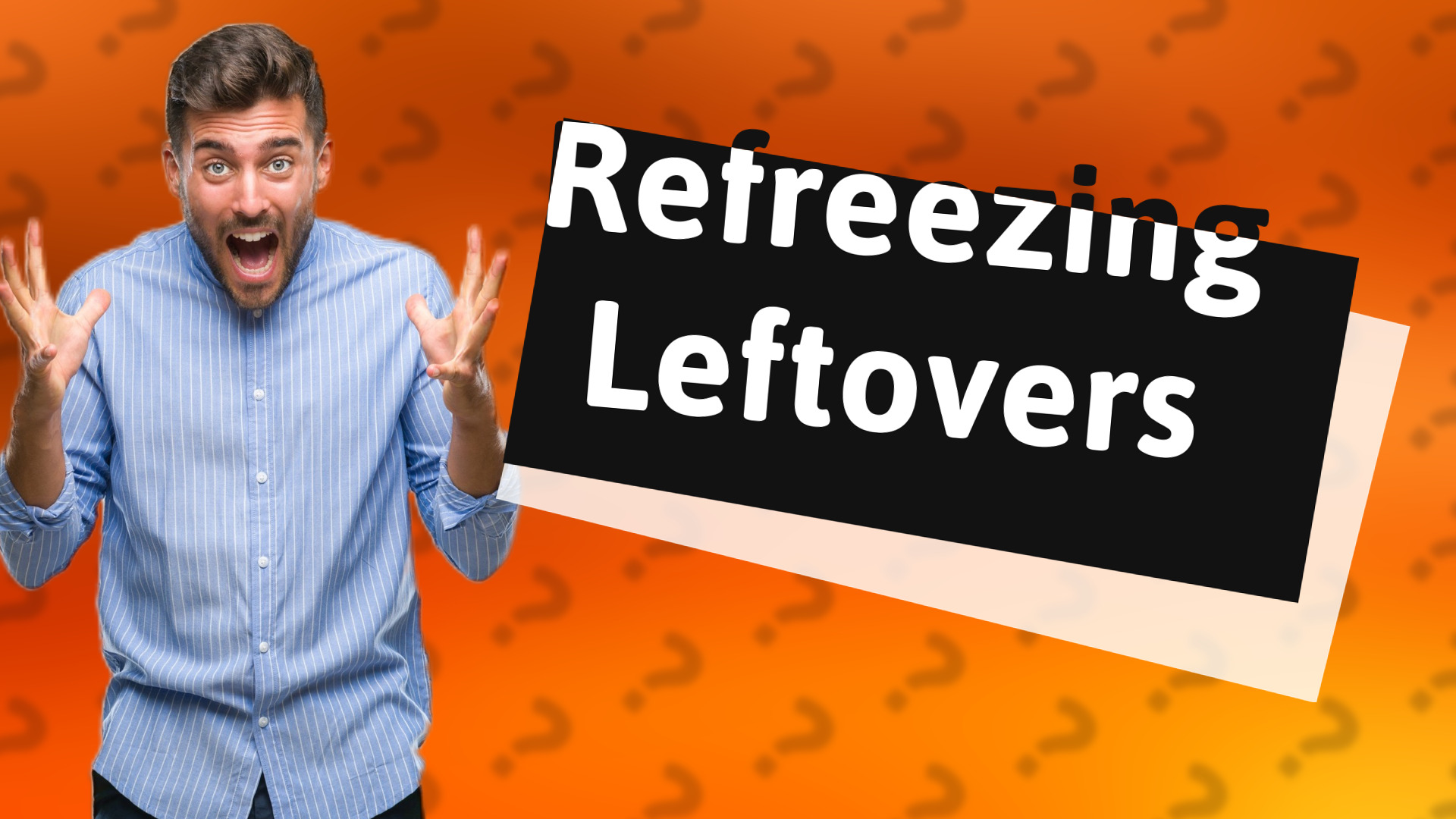 Refreezing Leftovers