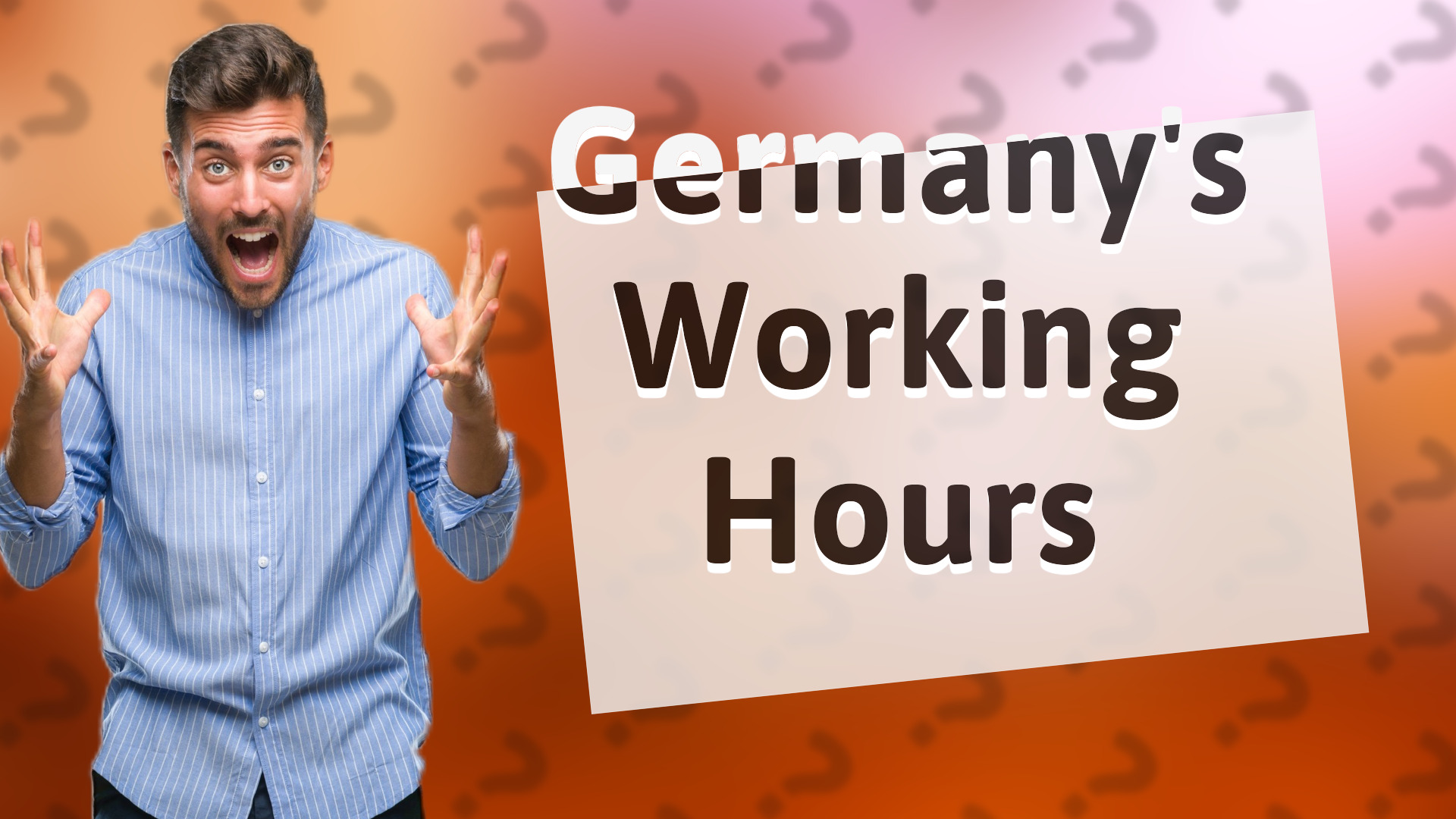 Germany's Working Hours