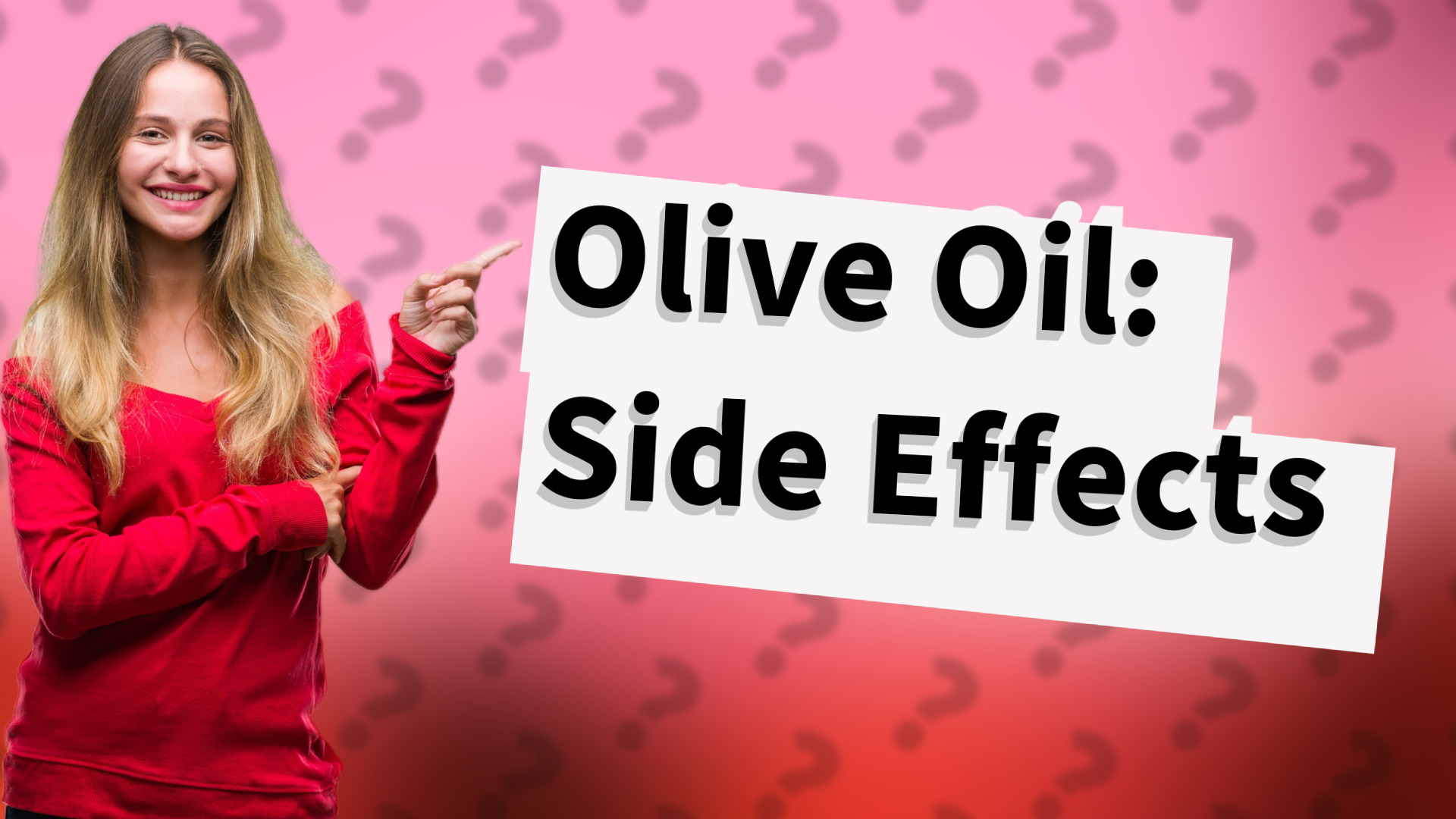 Olive Oil: Side Effects
