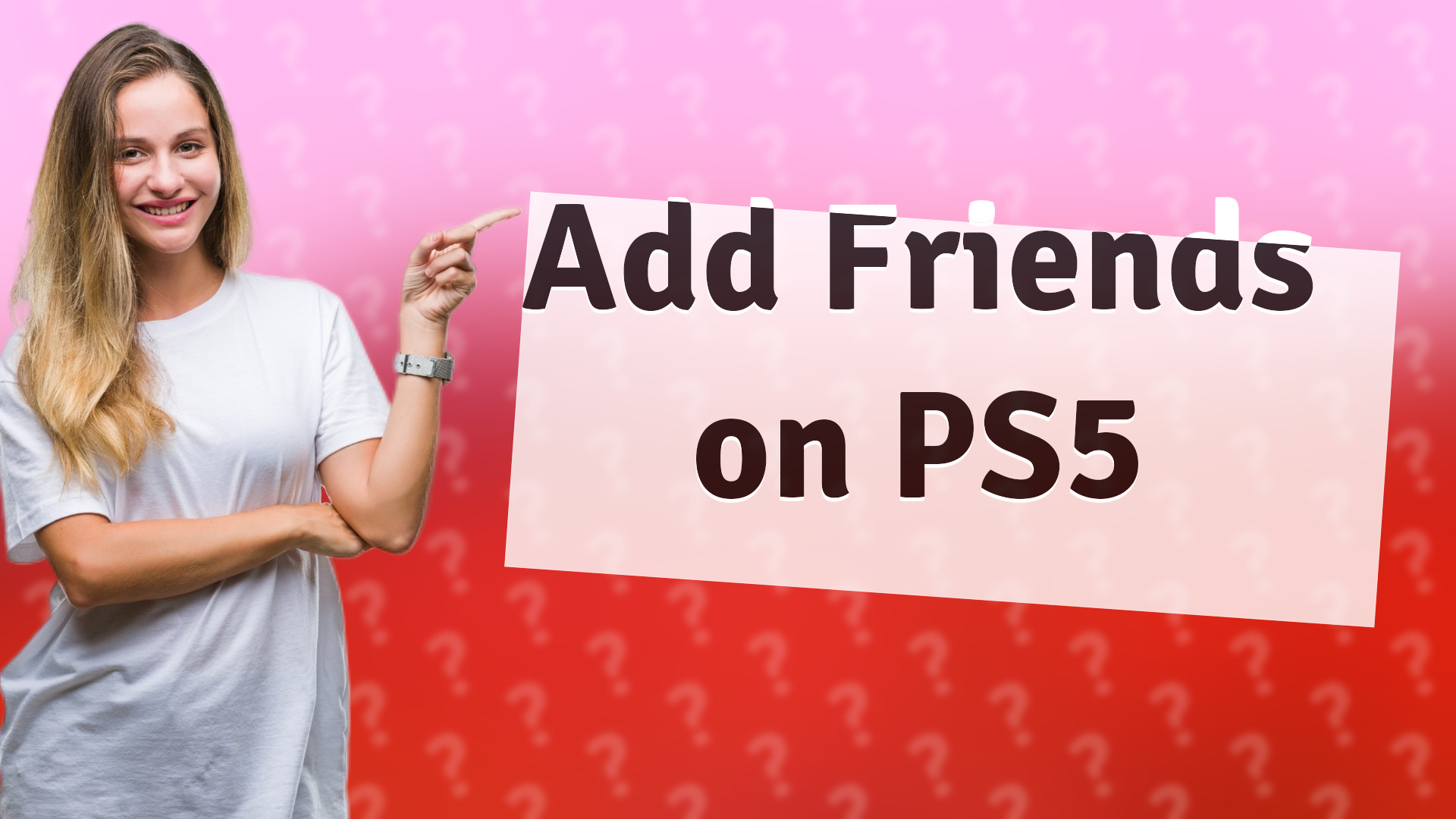 Add Friends on PS5
