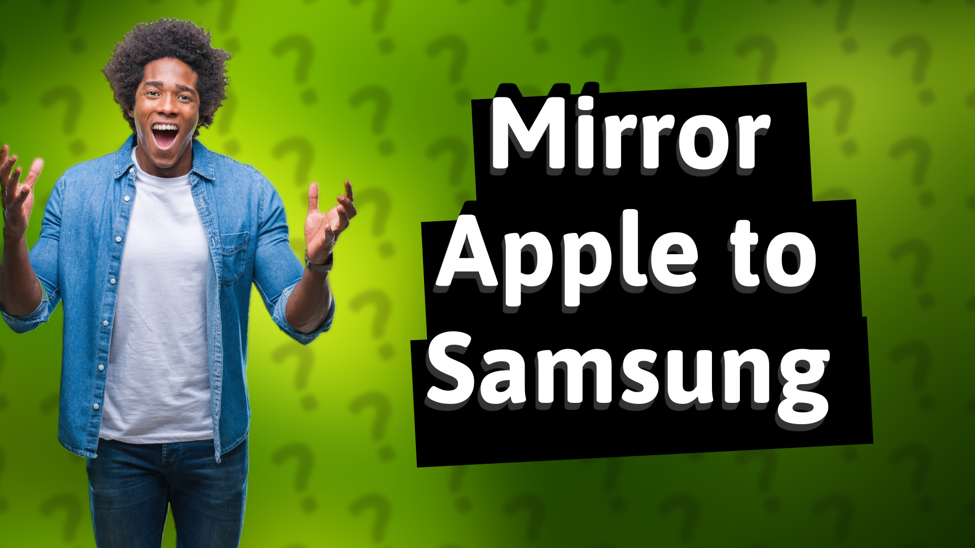 Mirror Apple to Samsung