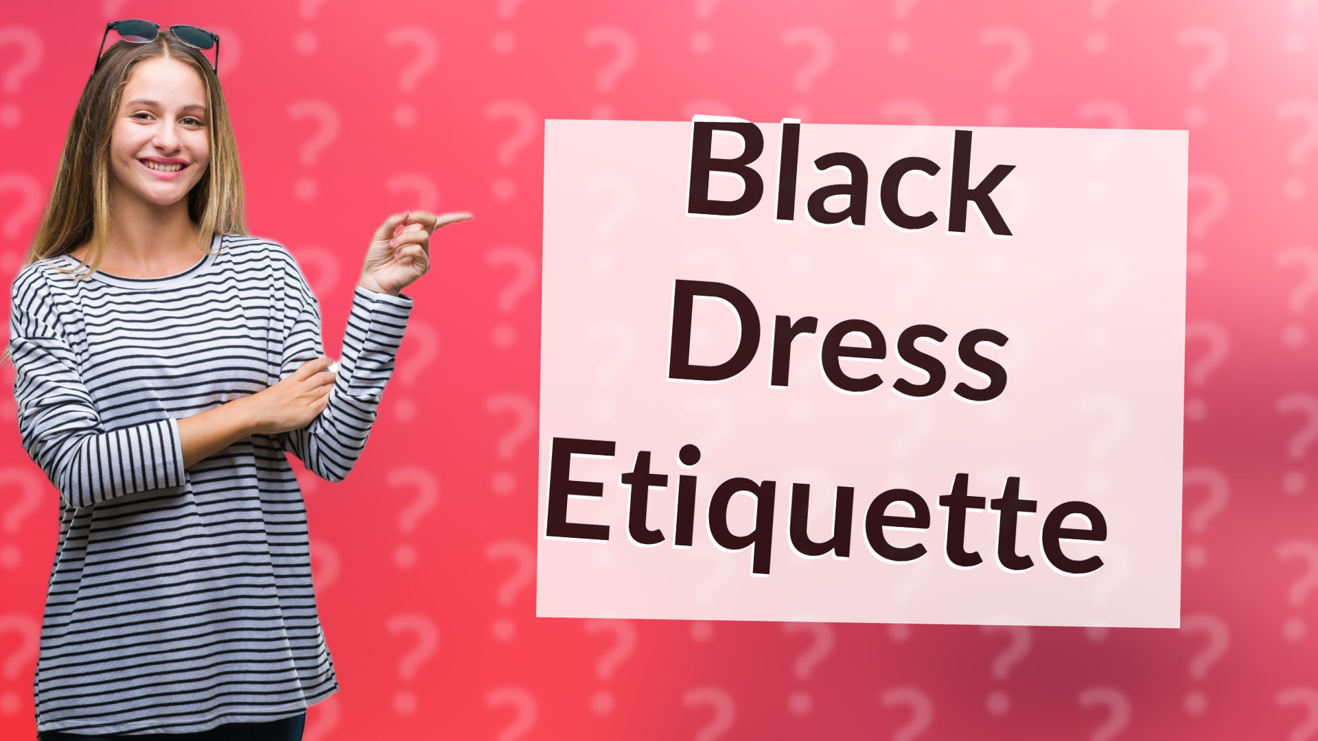 Black Dress Etiquette