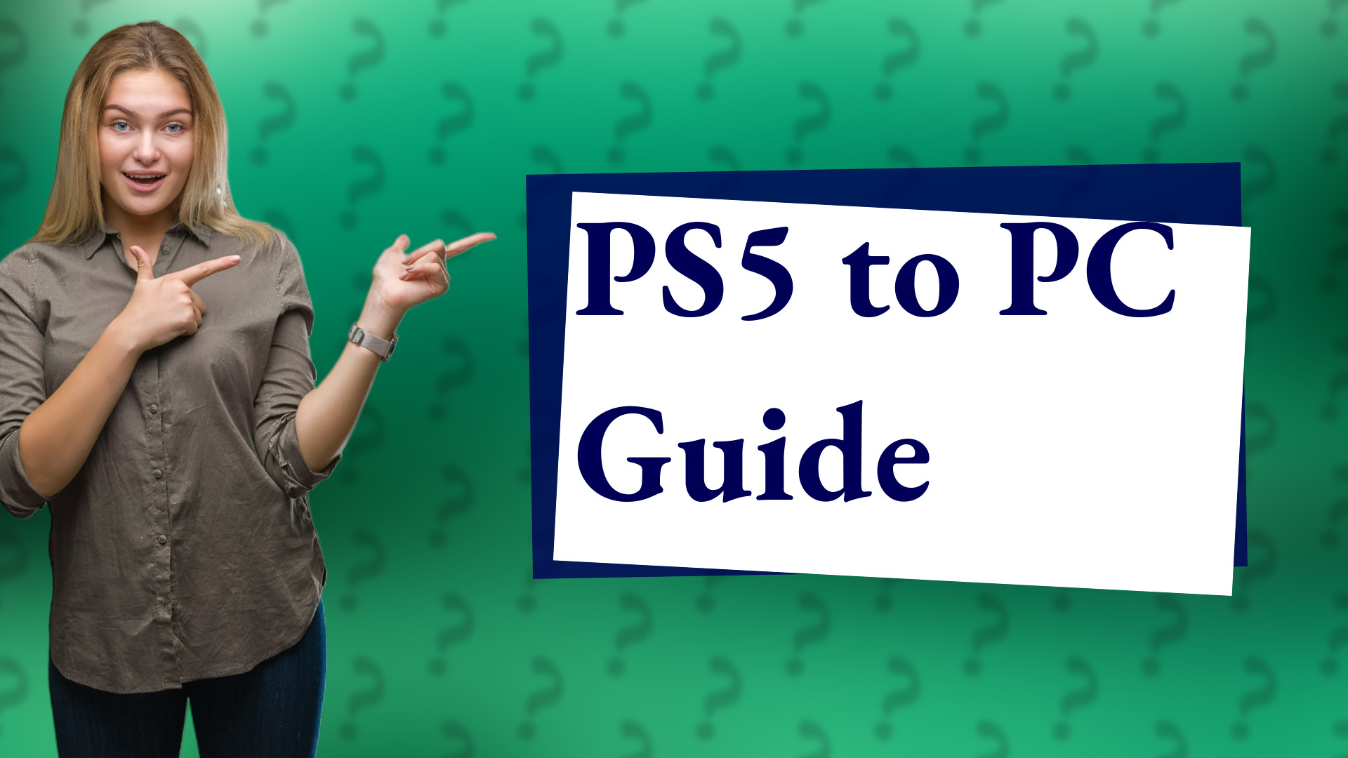PS5 to PC Guide