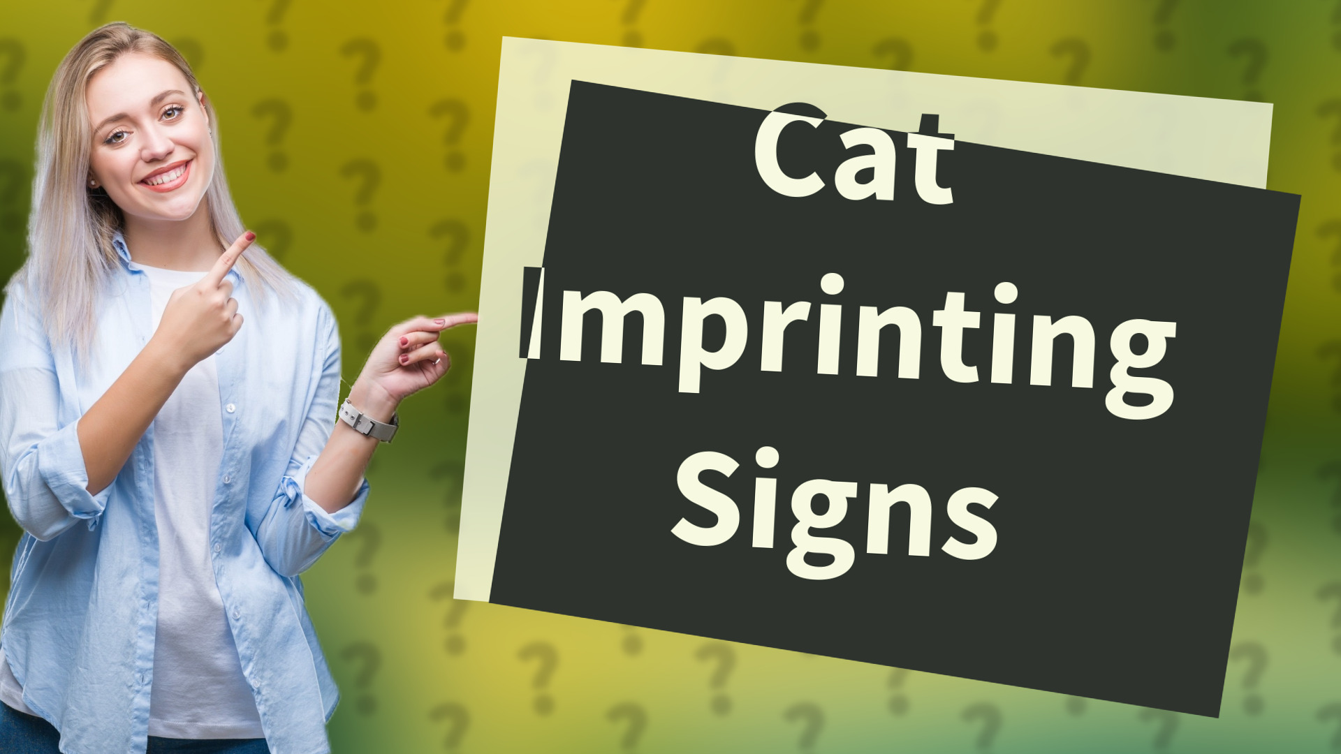Cat Imprinting Signs