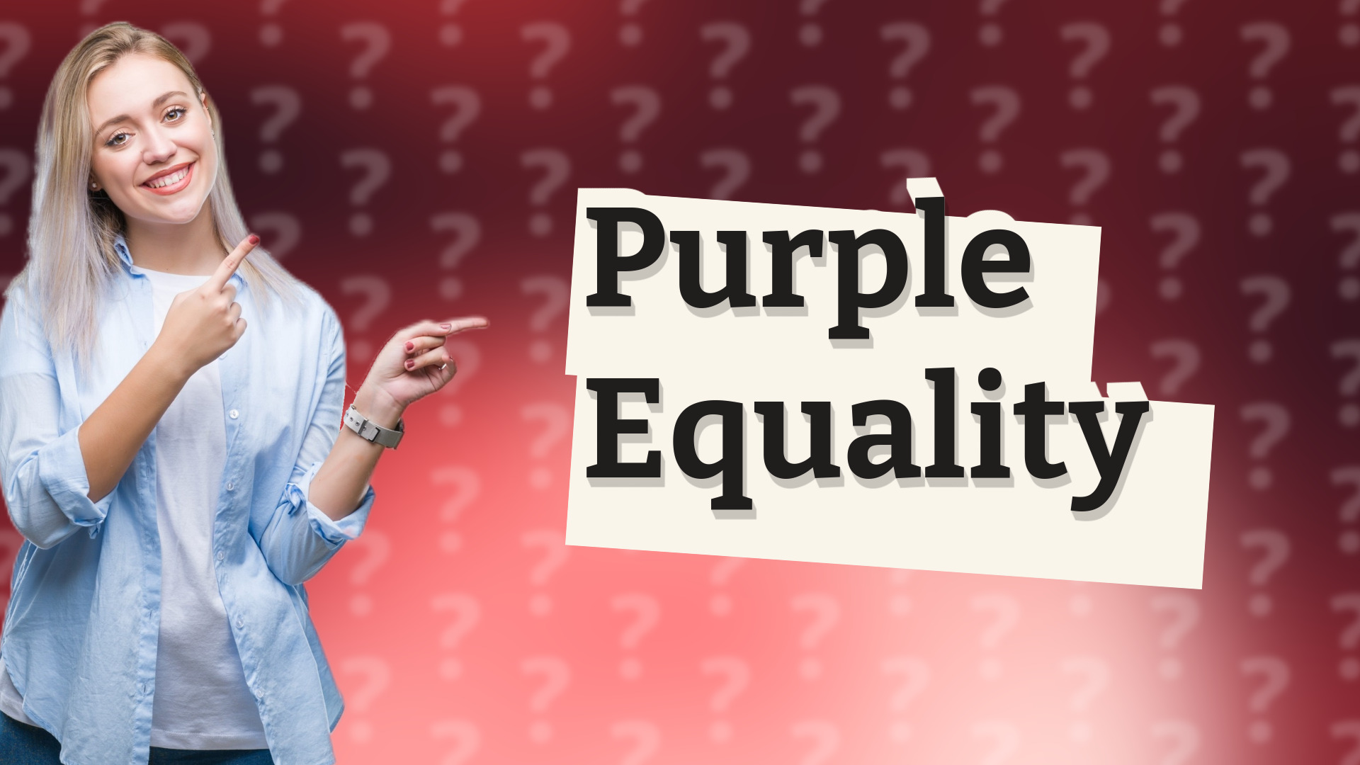 Purple Equality