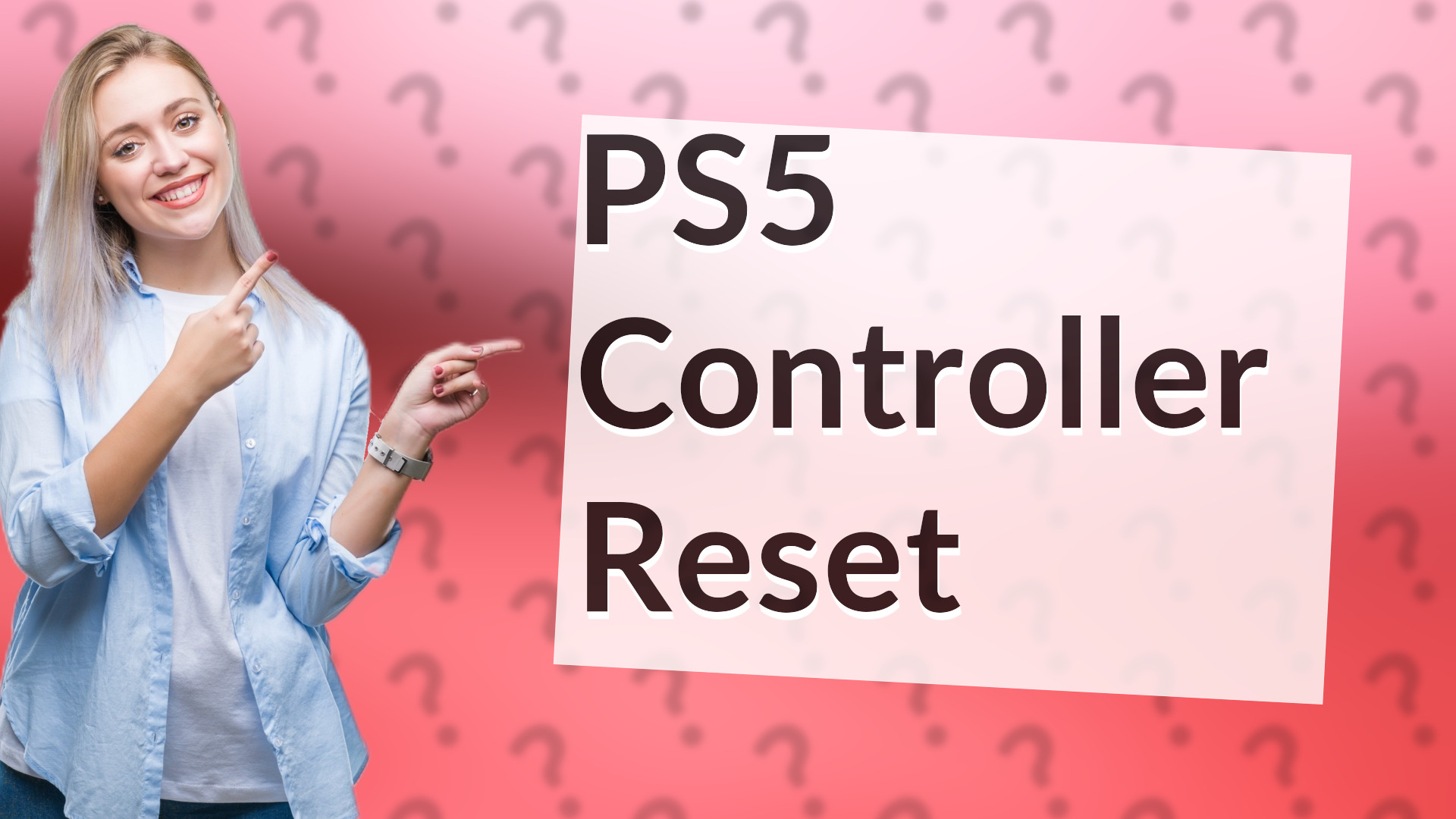 PS5 Controller Reset