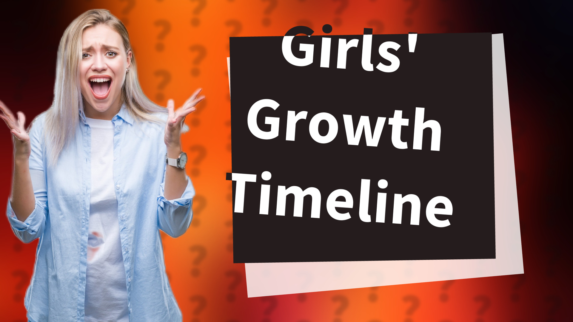 Girls' Growth Timeline