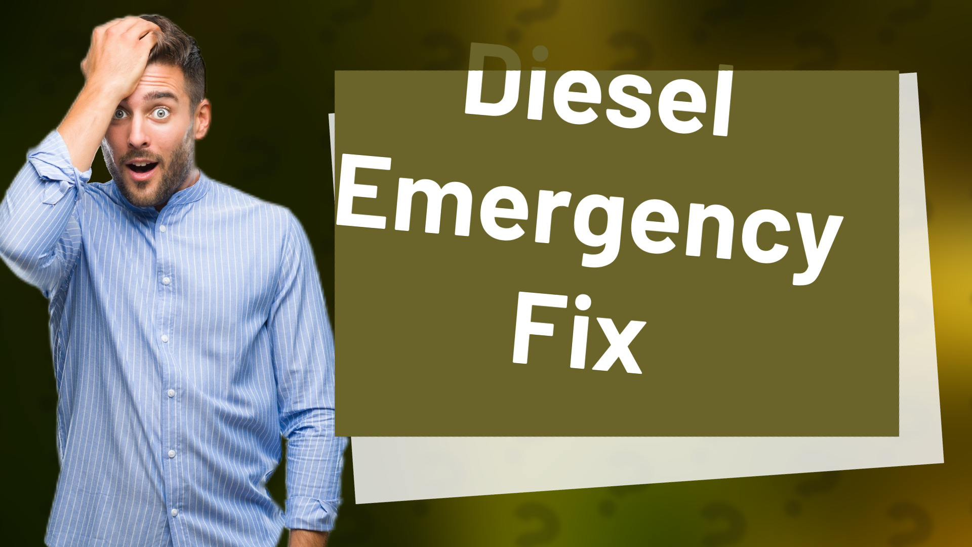 Diesel Emergency Fix