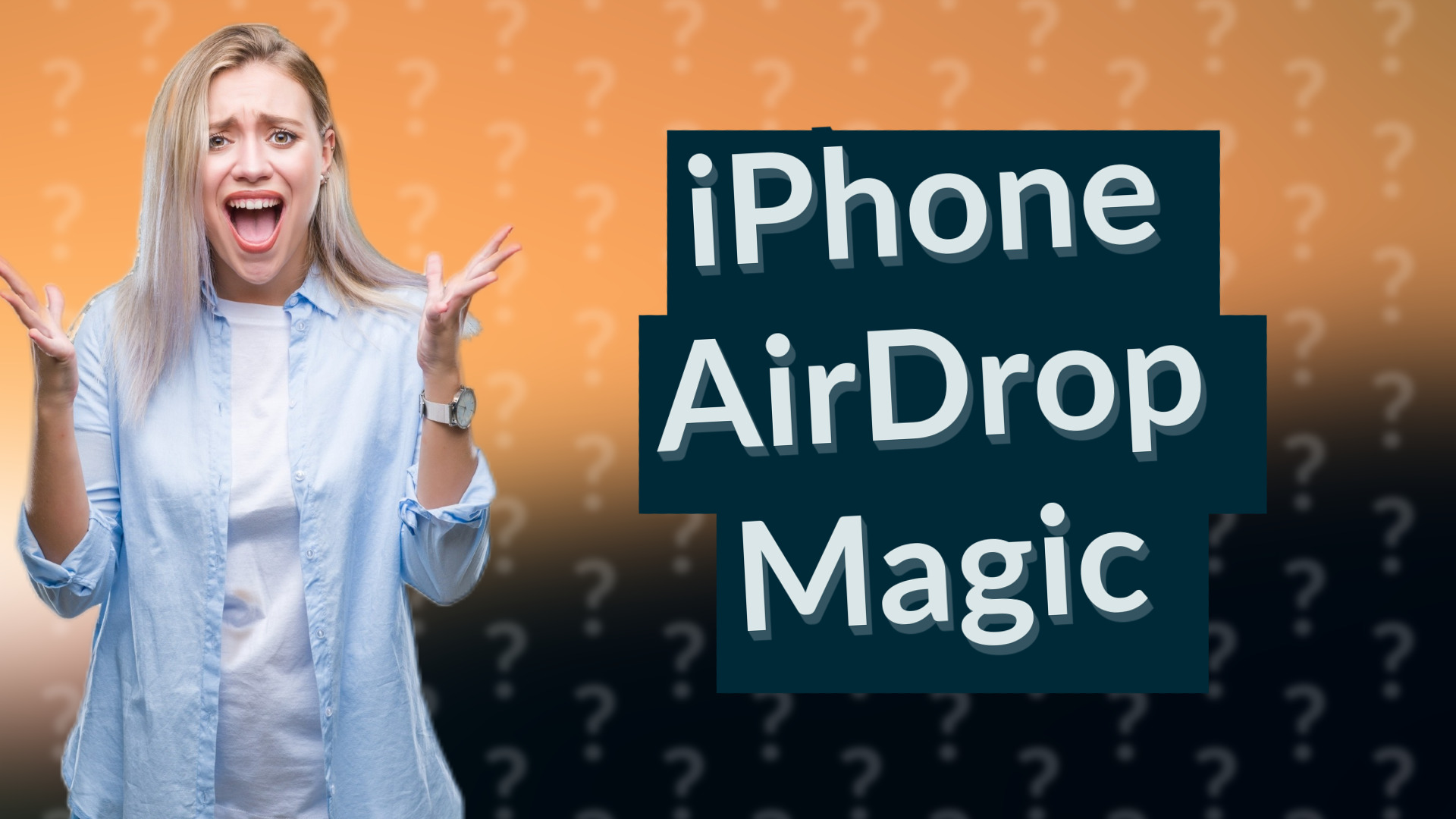 iPhone AirDrop Magic