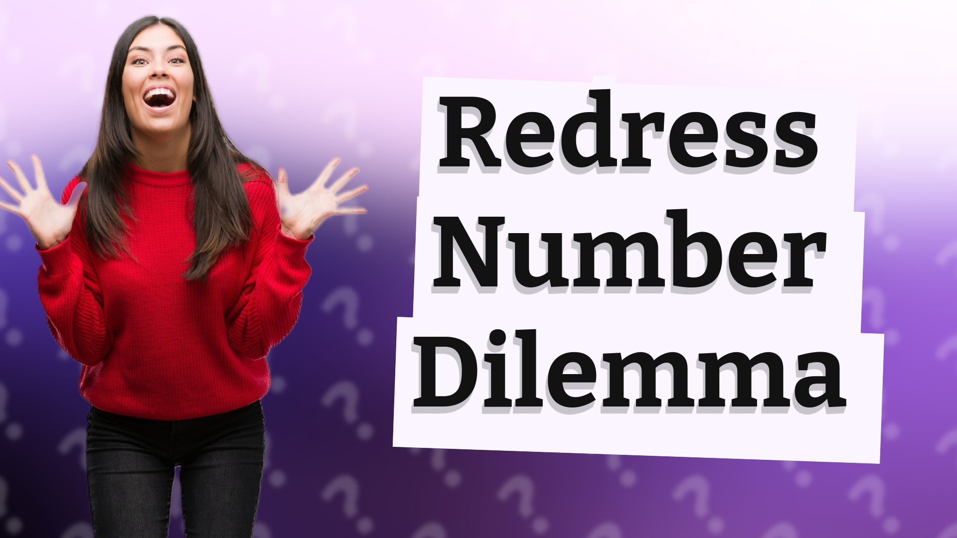 Redress Number Dilemma